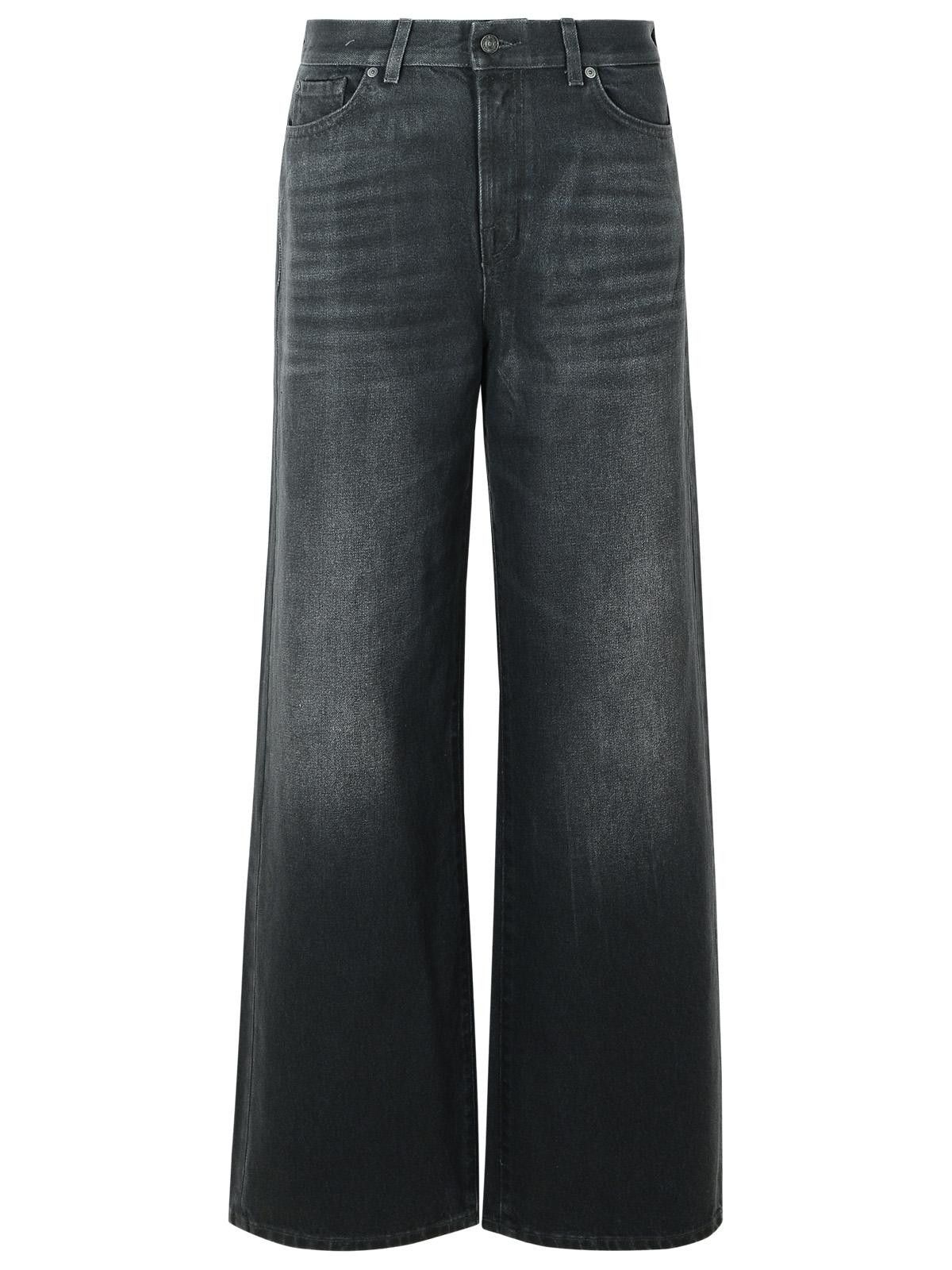7 FOR ALL MANKIND 'Liquorice' Black Denim Jeans