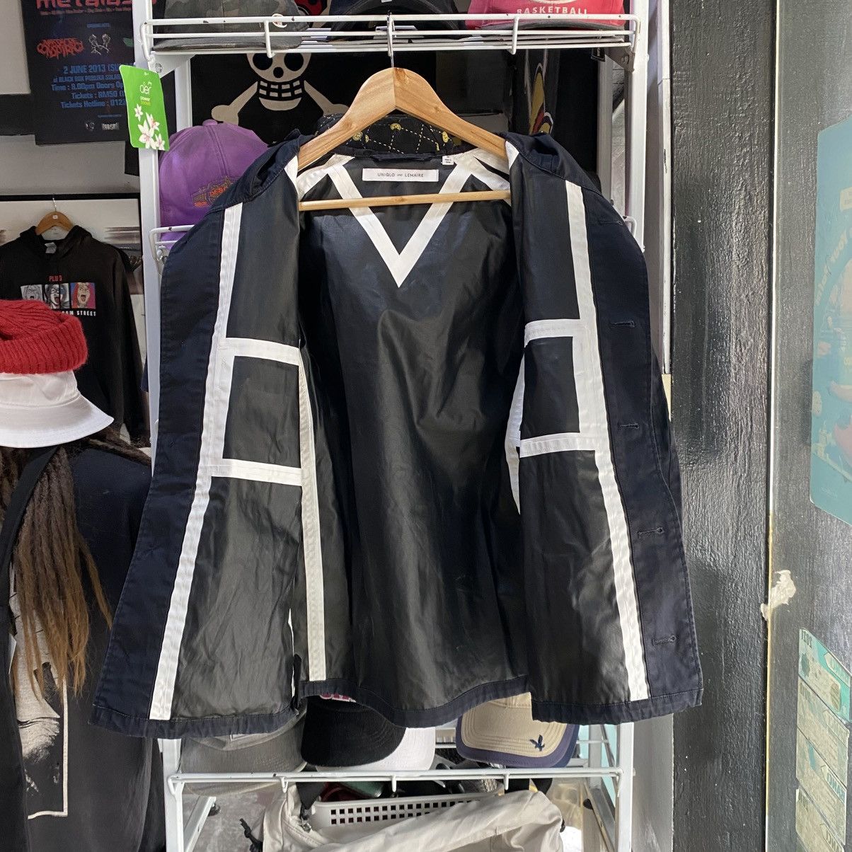 Japanese Brand × Lemaire × Uniqlo Uniqlo and Lemaire Black Light Jacket Hooded Size US M / EU 48-50 / 2 - 3 Thumbnail