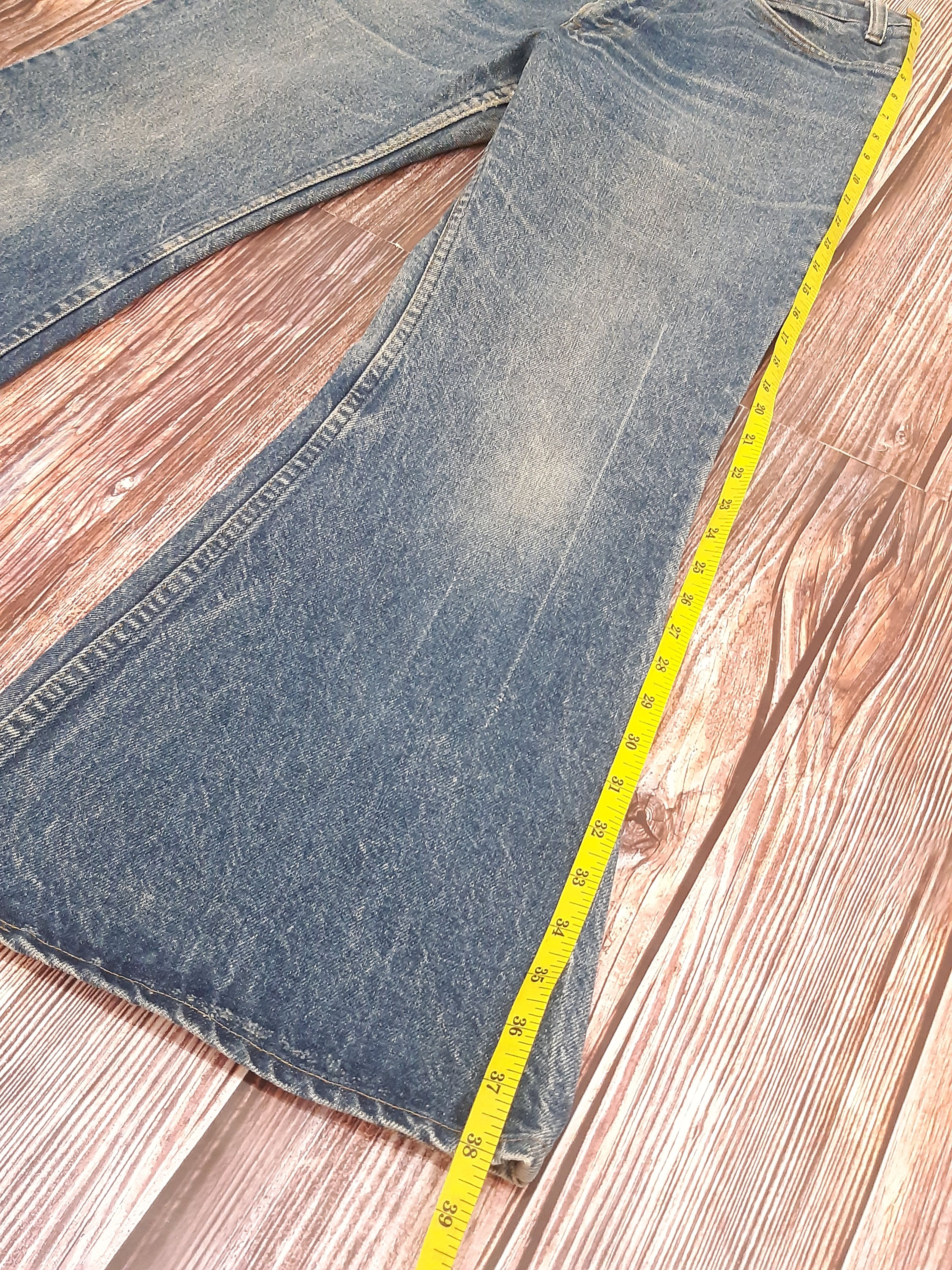 Levi's Levis 684 Jeans Flare Bell Bottom Orange Tab Vintage #4 Size US 31 - 10 Thumbnail