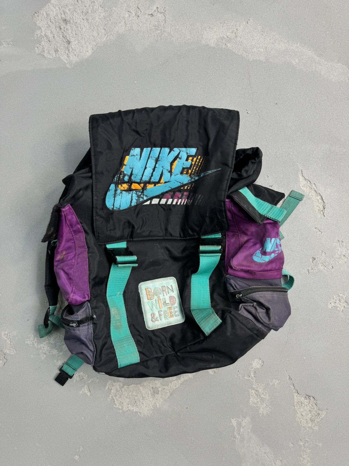 Swoosh 90s Y2k Nike Rucksack 90s Nike × Vintage Vintage Nike 90s