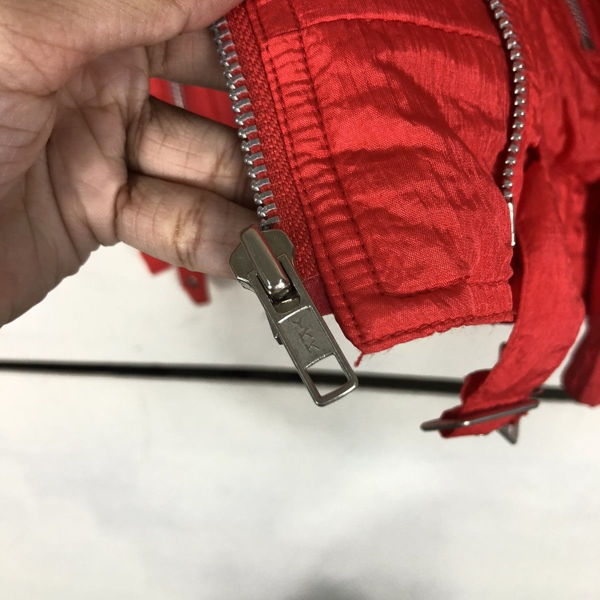 Japanese Brand 🔥BOMBER JACKET DOUBLE ZIPPER PARACHUTE BONDAGE ISSEY MIYAKE Size US M / EU 48-50 / 2 - 18 Thumbnail