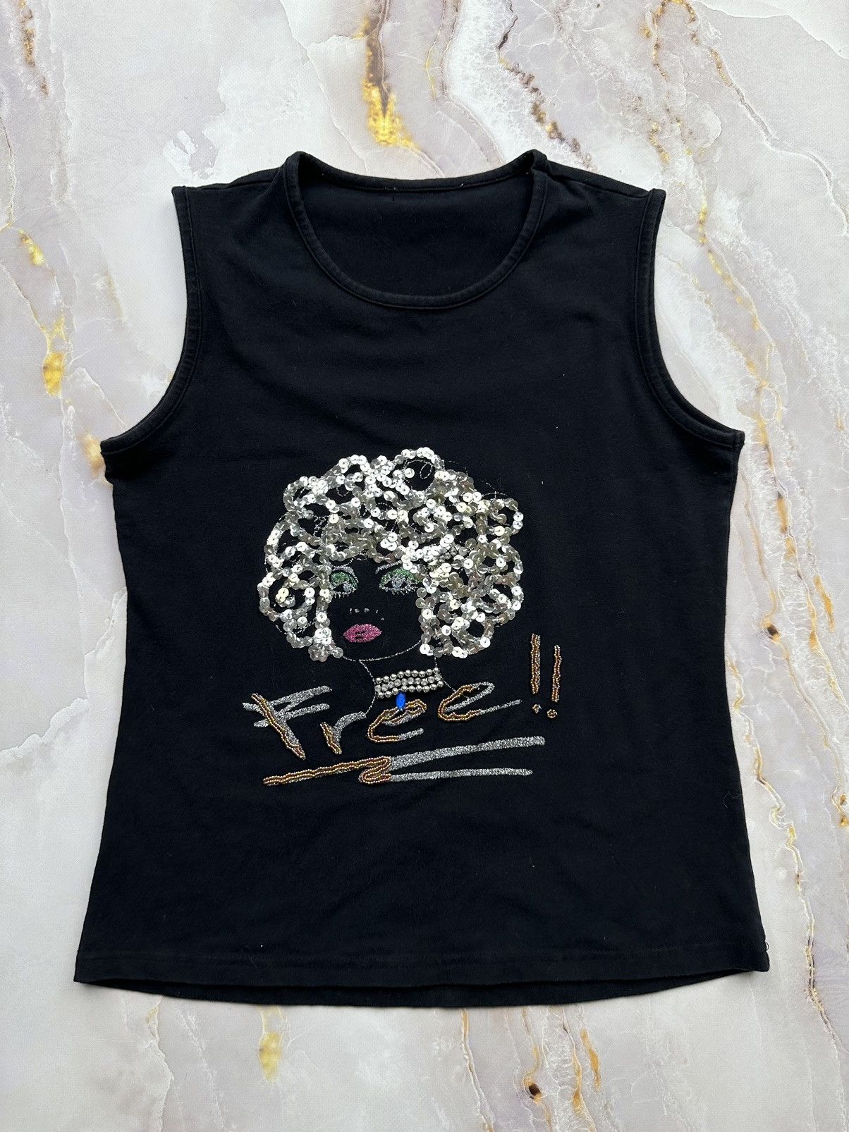 Japanese Brand Vintage Tank Top Size M / US 6-8 / IT 42-44 - 1 Thumbnail