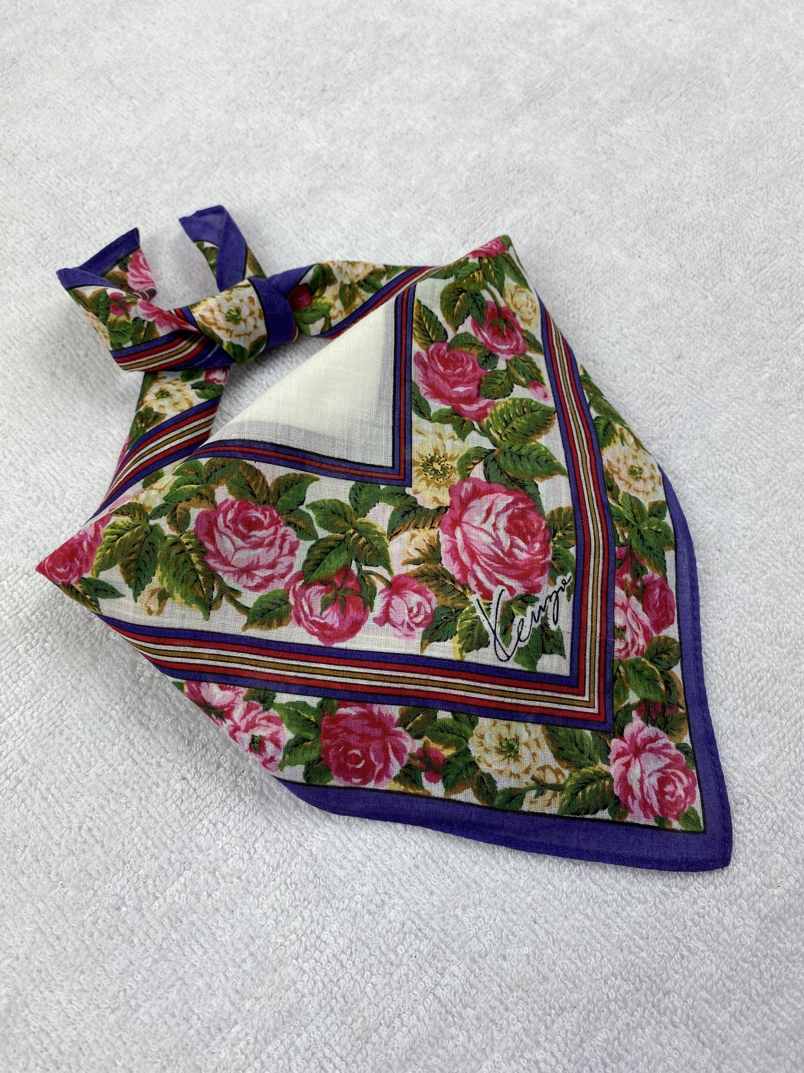 Kenzo × Vintage Kenzo Bandana / Handkerchief / Neckerchief Size ONE SIZE - 2 Thumbnail