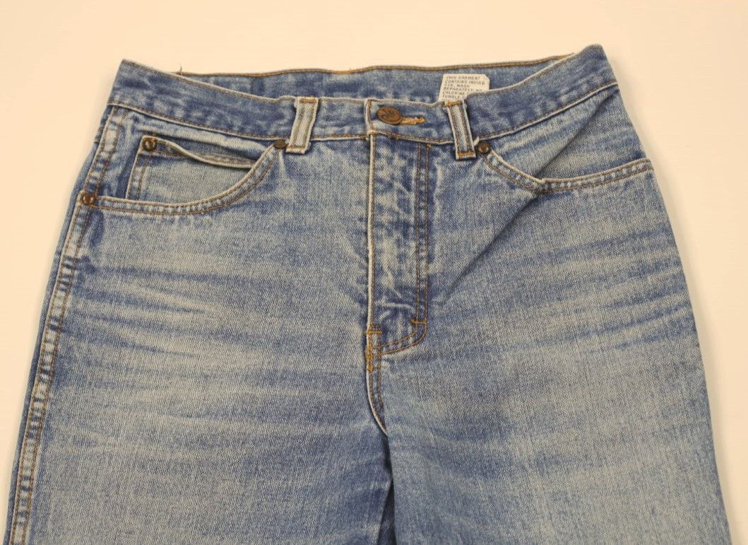 Vintage Vintage 90s Streetwear Straight Leg Denim Jeans Blue Cotton Size 28" / US 6 / IT 42 - 2 Thumbnail