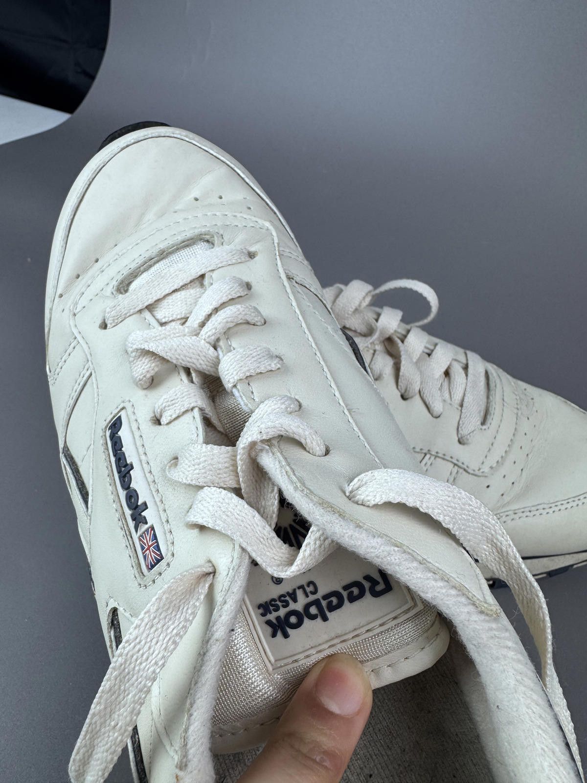 Reebok Reebok Classic White Leather Sneakers Size US 8 / EU 41 - 6 Thumbnail