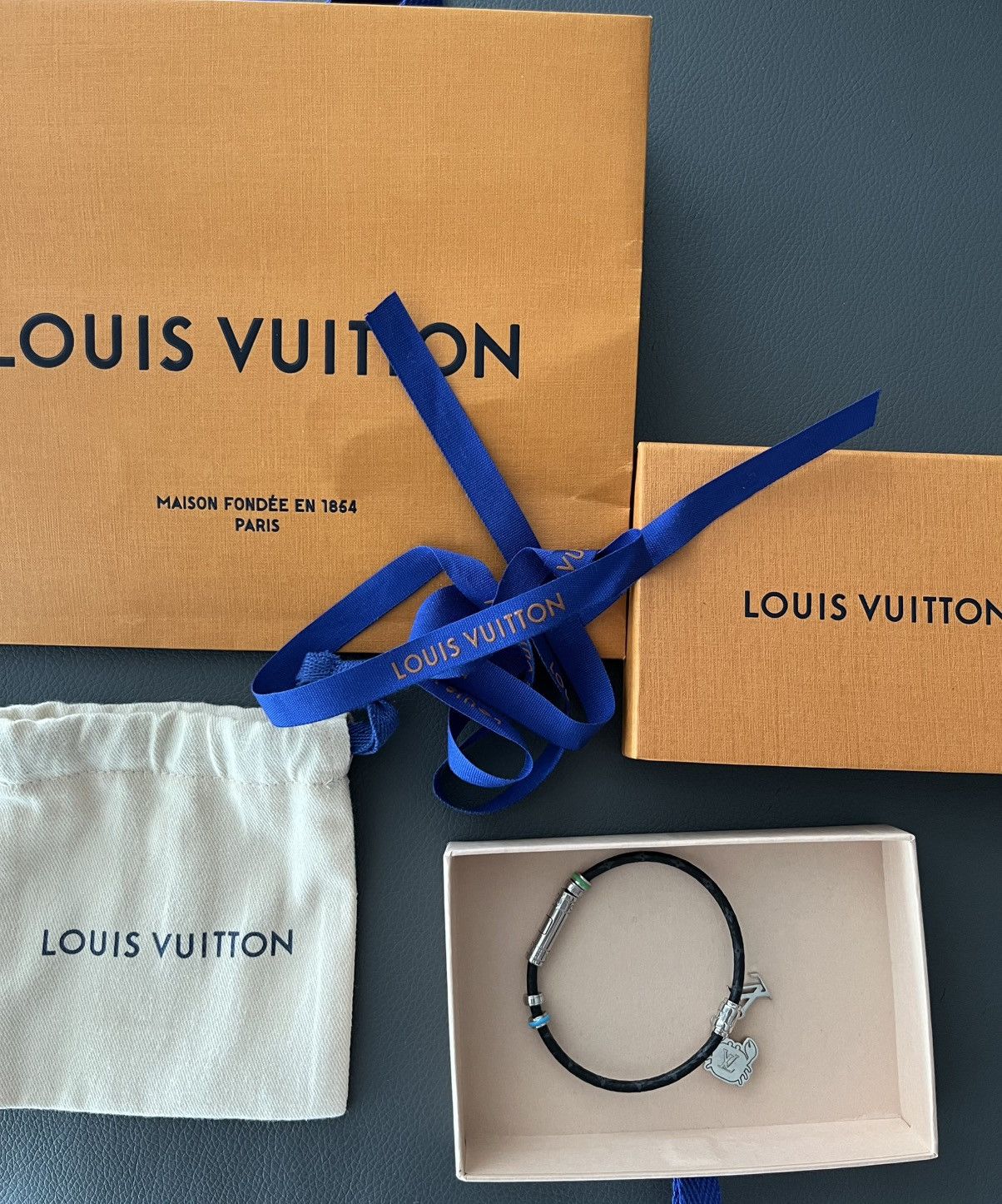 Louis Vuitton Louis Vuitton Logo Bracelet Runway limited edition NEW Size ONE SIZE - 3 Thumbnail