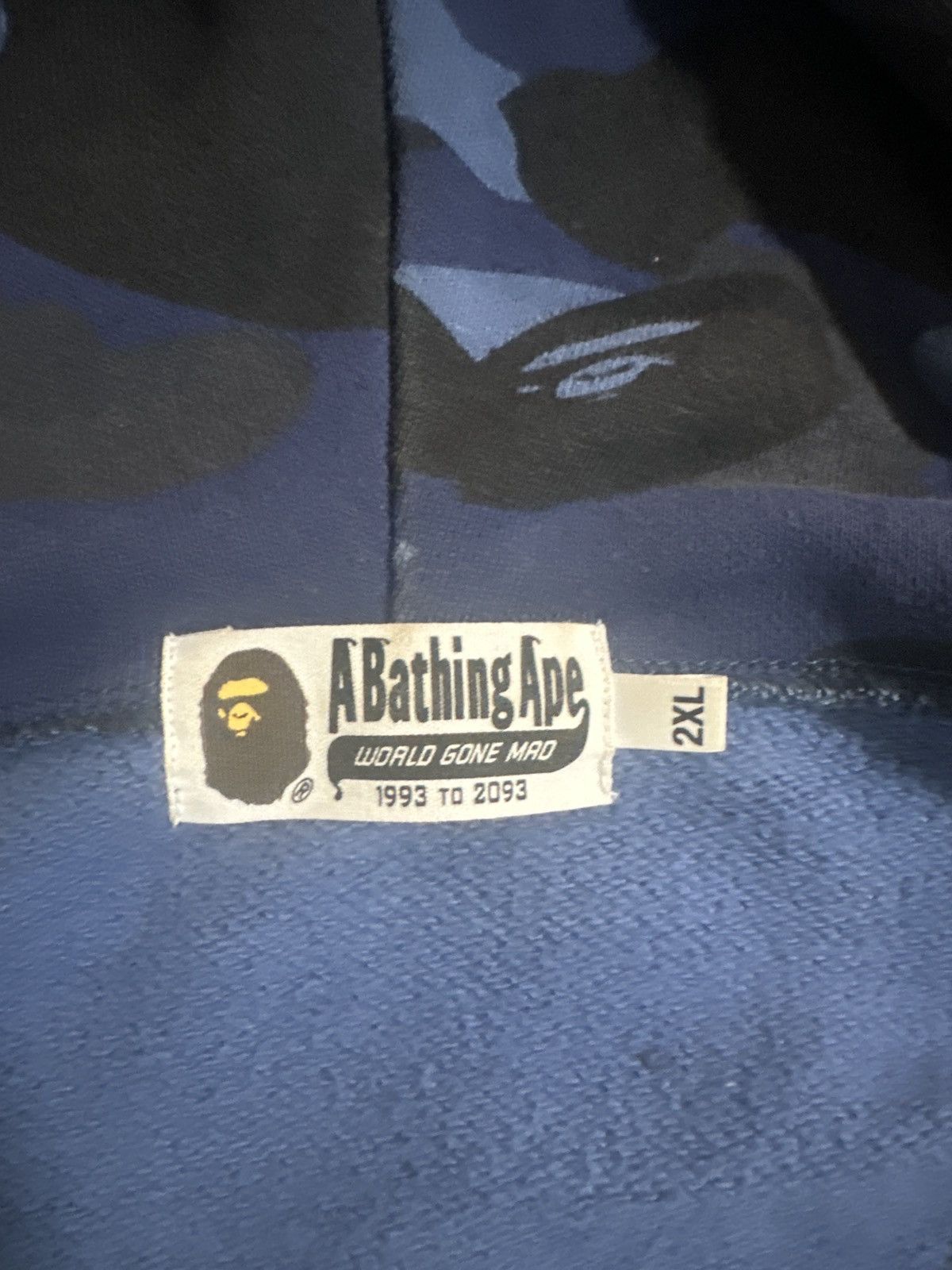 Bape Color Camo Shark Full Zip Hoodie Size US XXL / EU 58 / 5 - 7 Thumbnail