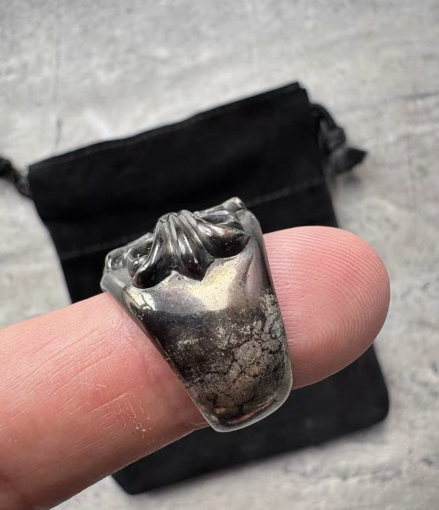 Chrome Hearts Chrome Hearts Keeper Black Silver Ring Size ONE SIZE - 7 Thumbnail