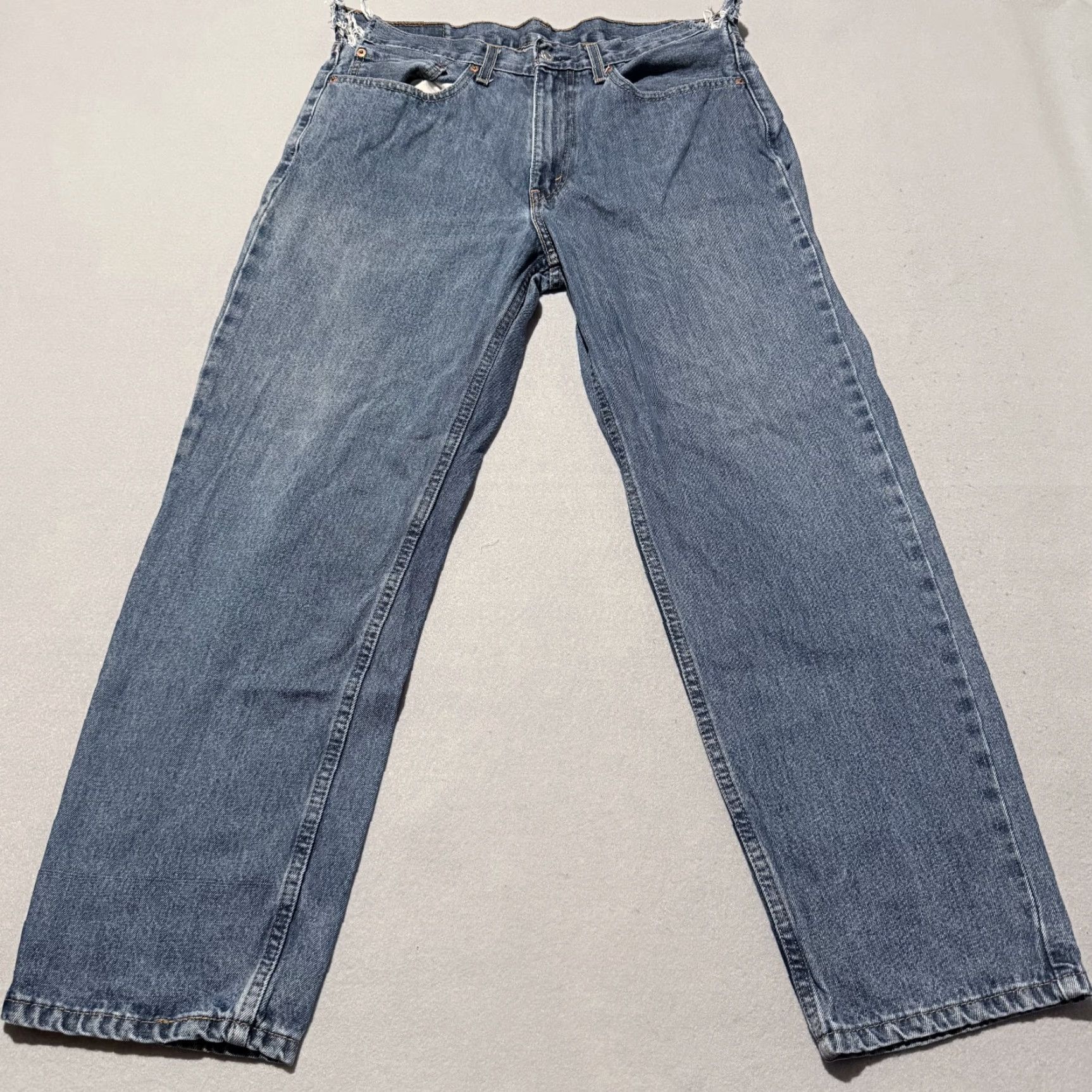Levi's Levi's Jeans Men Blue Denim Mid Rise Straight Zip Fly - 34x30 550 Size US 34 / EU 50 - 2 Thumbnail