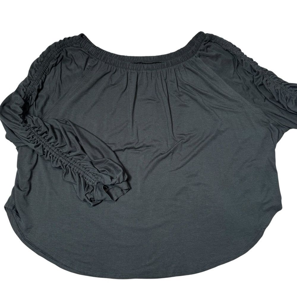 Free People NWT New Free People Care FP Serenade Black Long Sleeve Tee Size M / US 6-8 / IT 42-44 - 7 Thumbnail