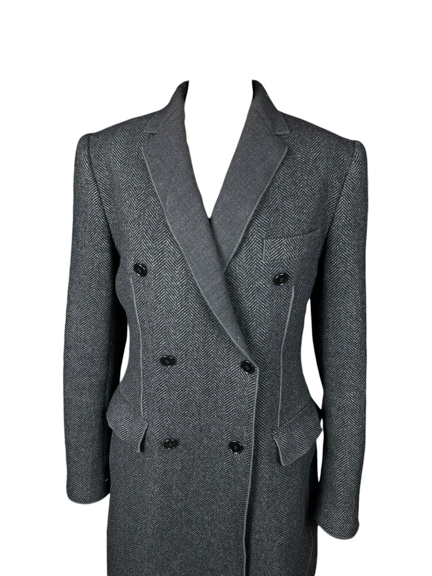 Dolce & Gabbana Dolce & Gabbana Double Breasted Wool Coat Size M / US 6-8 / IT 42-44 - 2 Thumbnail