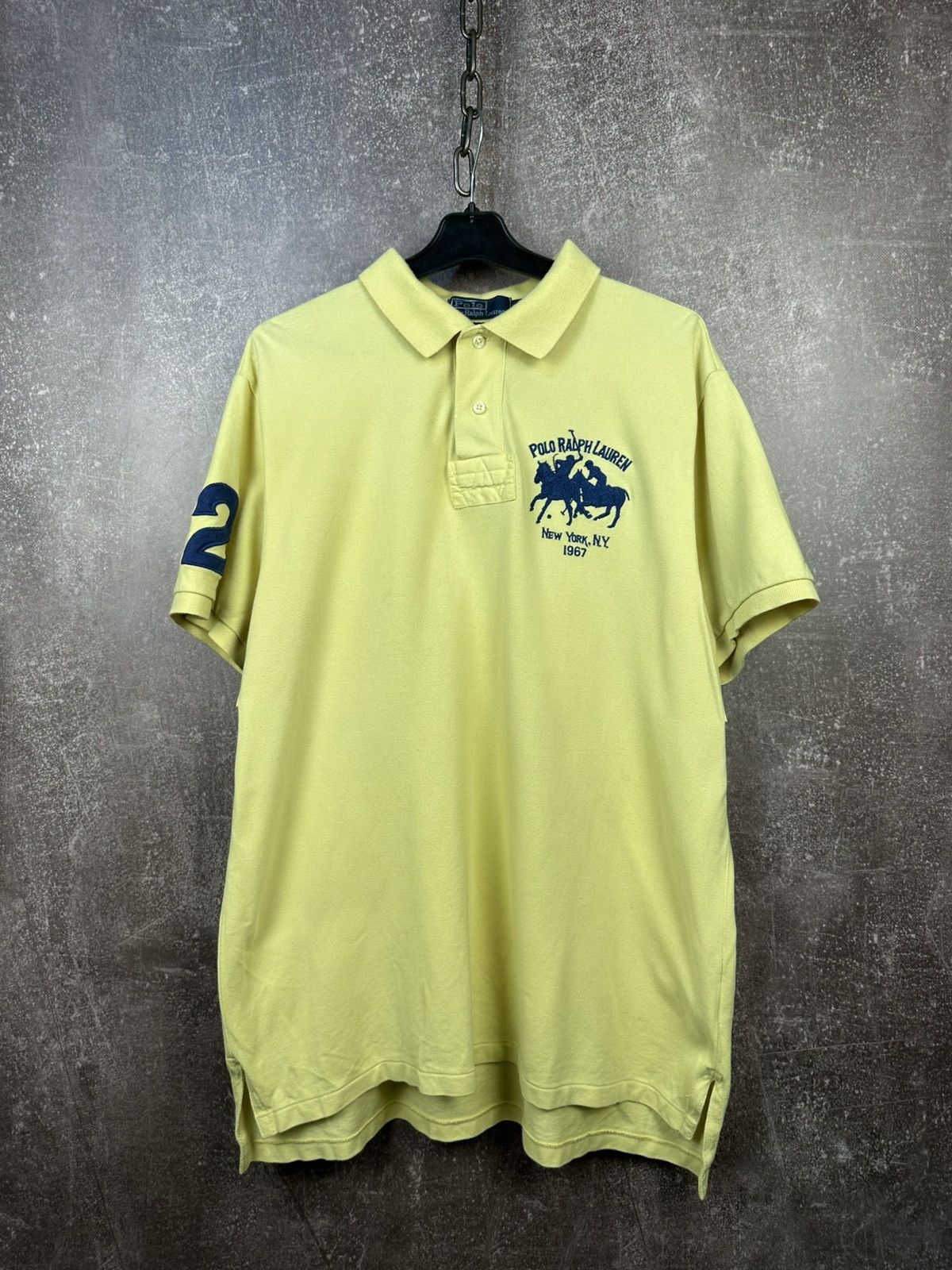 Polo Ralph Lauren Mens Polo Ralph Lauren Polo RL Navy Big Logo Size US XL / EU 56 / 4 - 1 Thumbnail