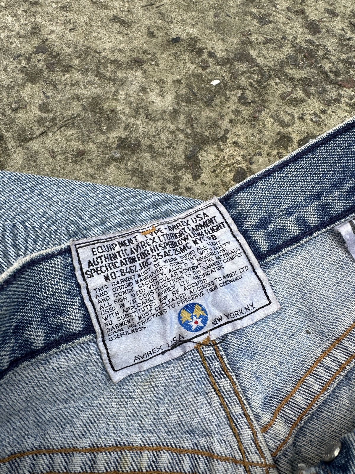 Avirex × Vintage Vintage Avirex Jeans Casual Streetwear USA Baggy Rare Hype Size US 29 - 5 Thumbnail