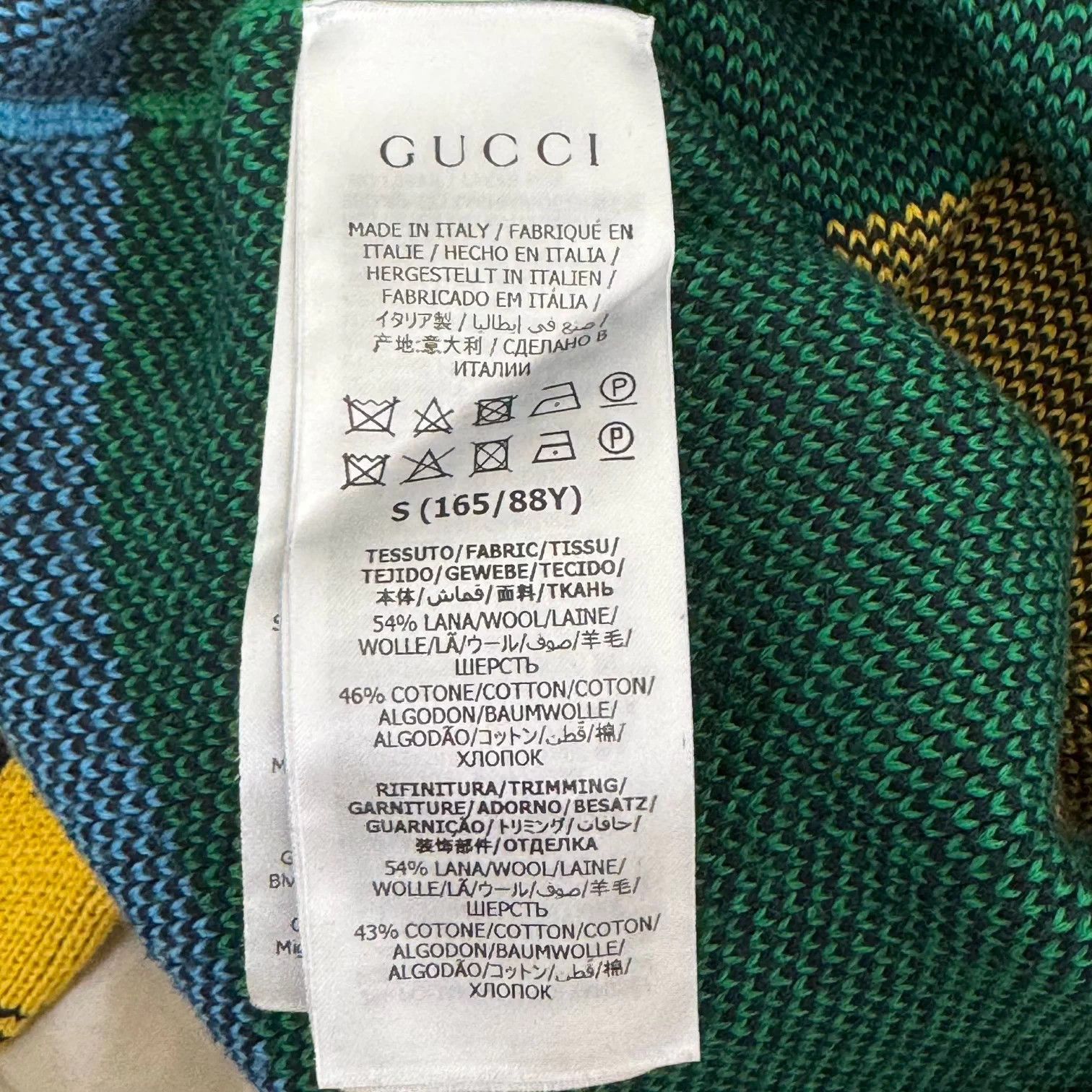 Gucci Gucci Rainbow Series Monogram Logo Sweater, Size S, 99% New Size US S / EU 44-46 / 1 - 4 Thumbnail