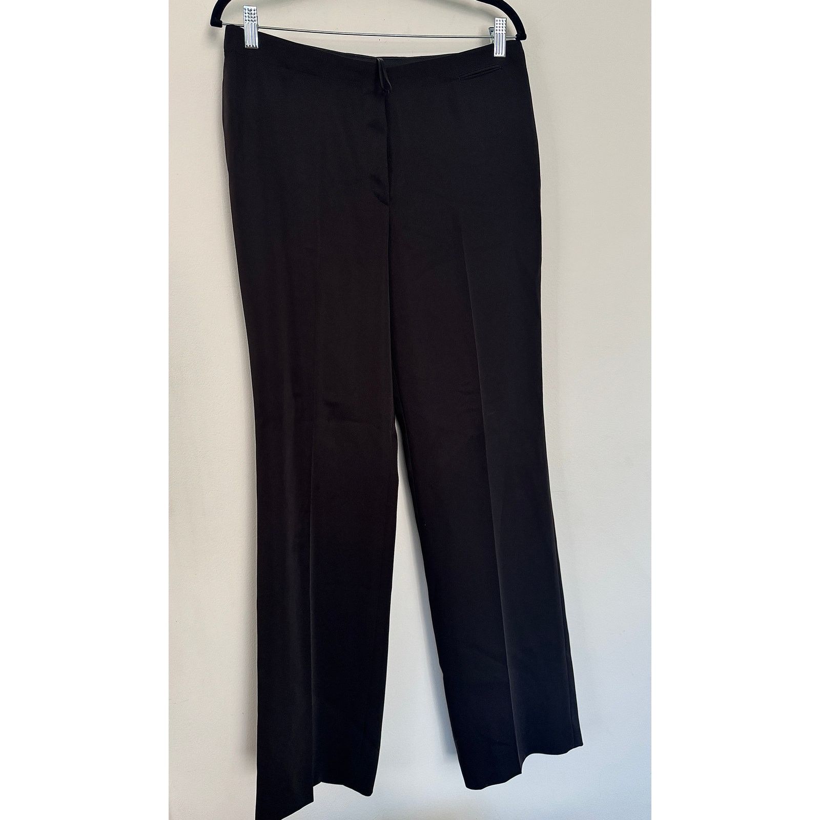 Jil Sander Jil Sander Women's Black Polyester Loose Fit Trousers Size 32" / US 10 / IT 46 - 1 Thumbnail