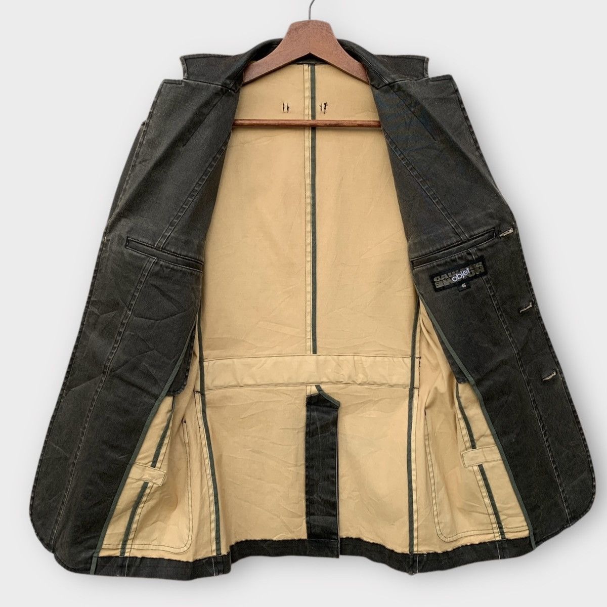 Jean Paul Gaultier GAULTIER HOMME OBJET COTTON COAT JACKET Size US S / EU 44-46 / 1 - 3 Thumbnail