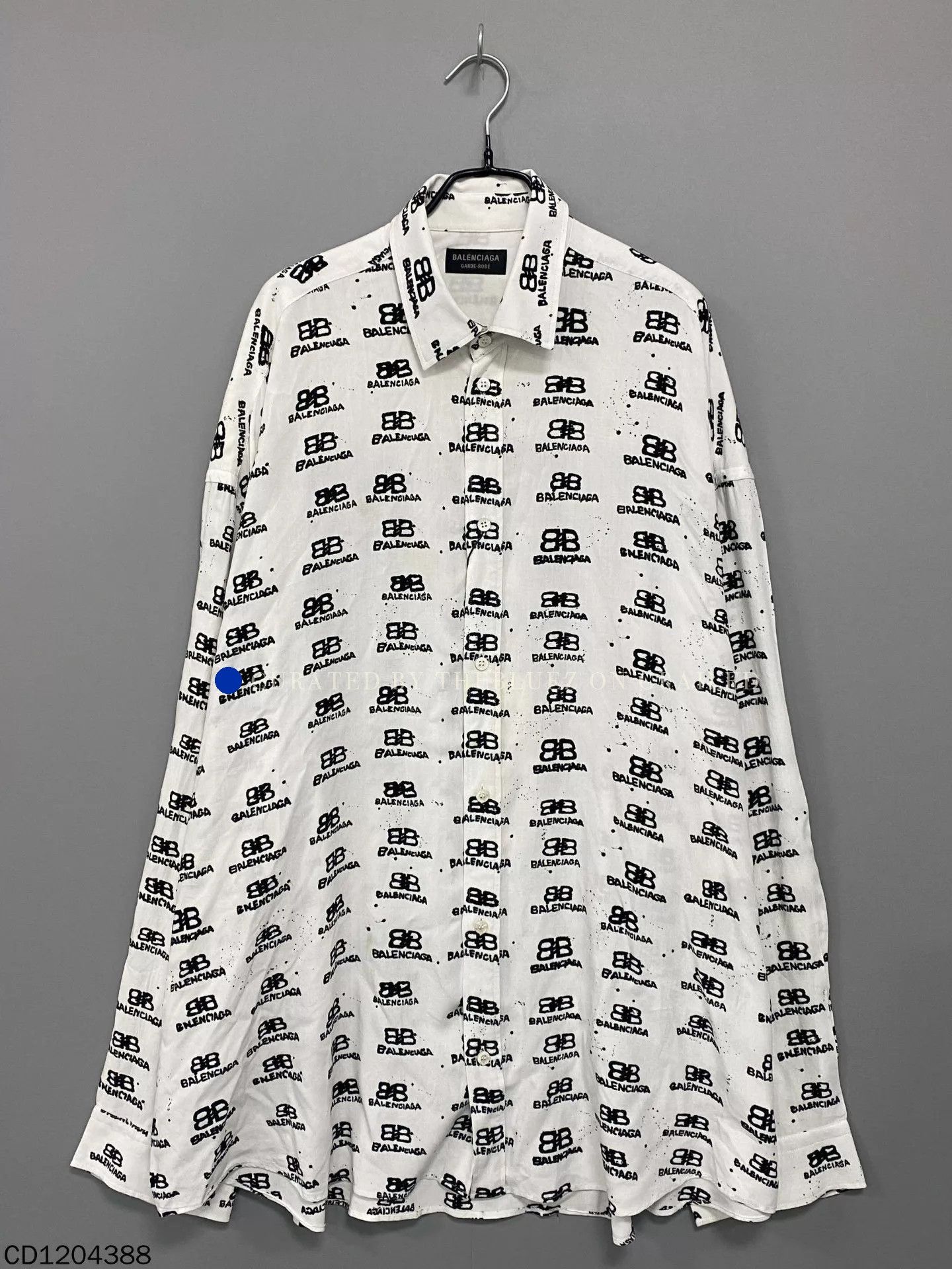 Balenciaga Unique Multi-Colored Graffiti Long Sleeve Shirt Size US M / EU 48-50 / 2 - 1 Thumbnail