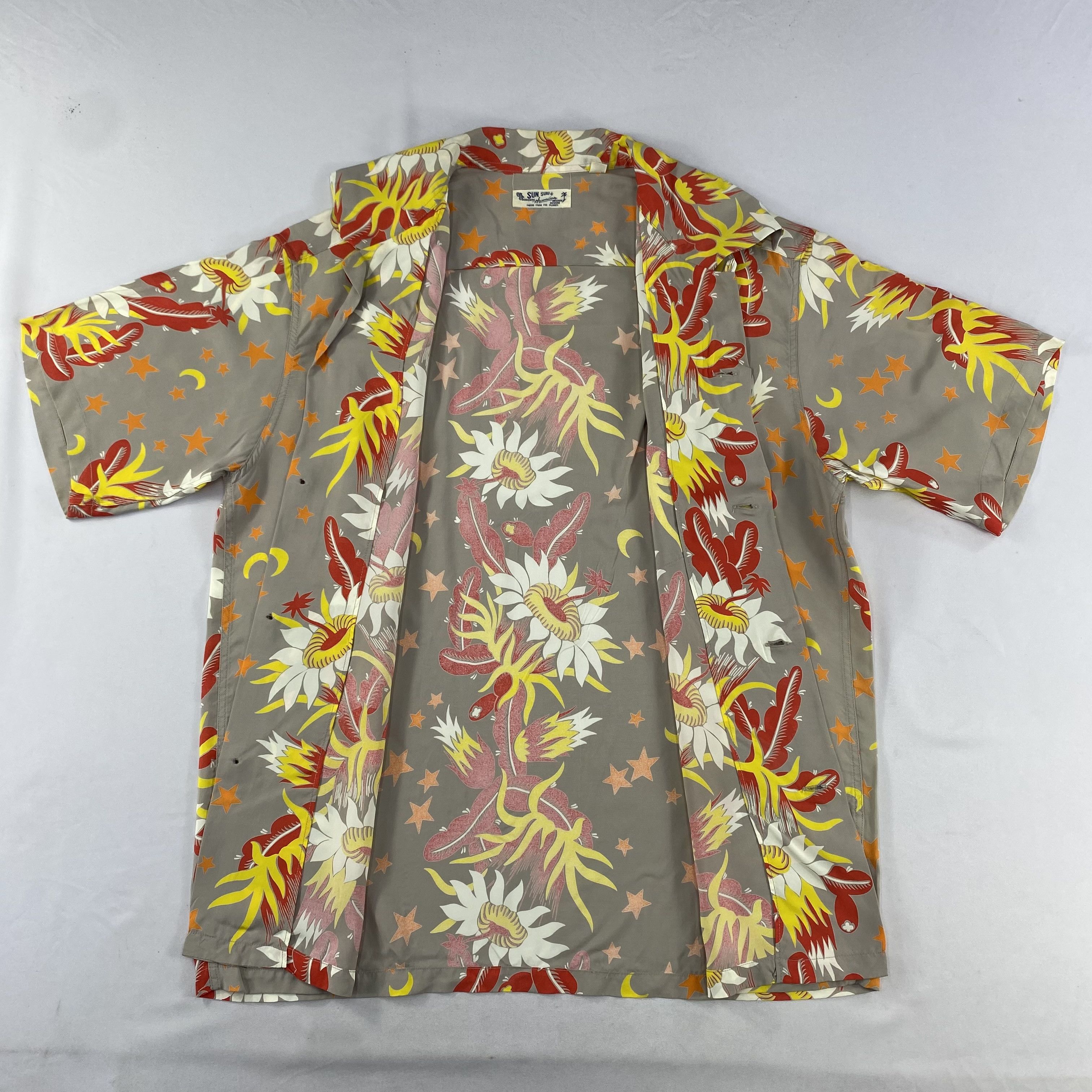 Sun Surf Sun Surf Panel Flowers Aloha Hawaiian Shirt HW045 Size US M / EU 48-50 / 2 - 3 Thumbnail