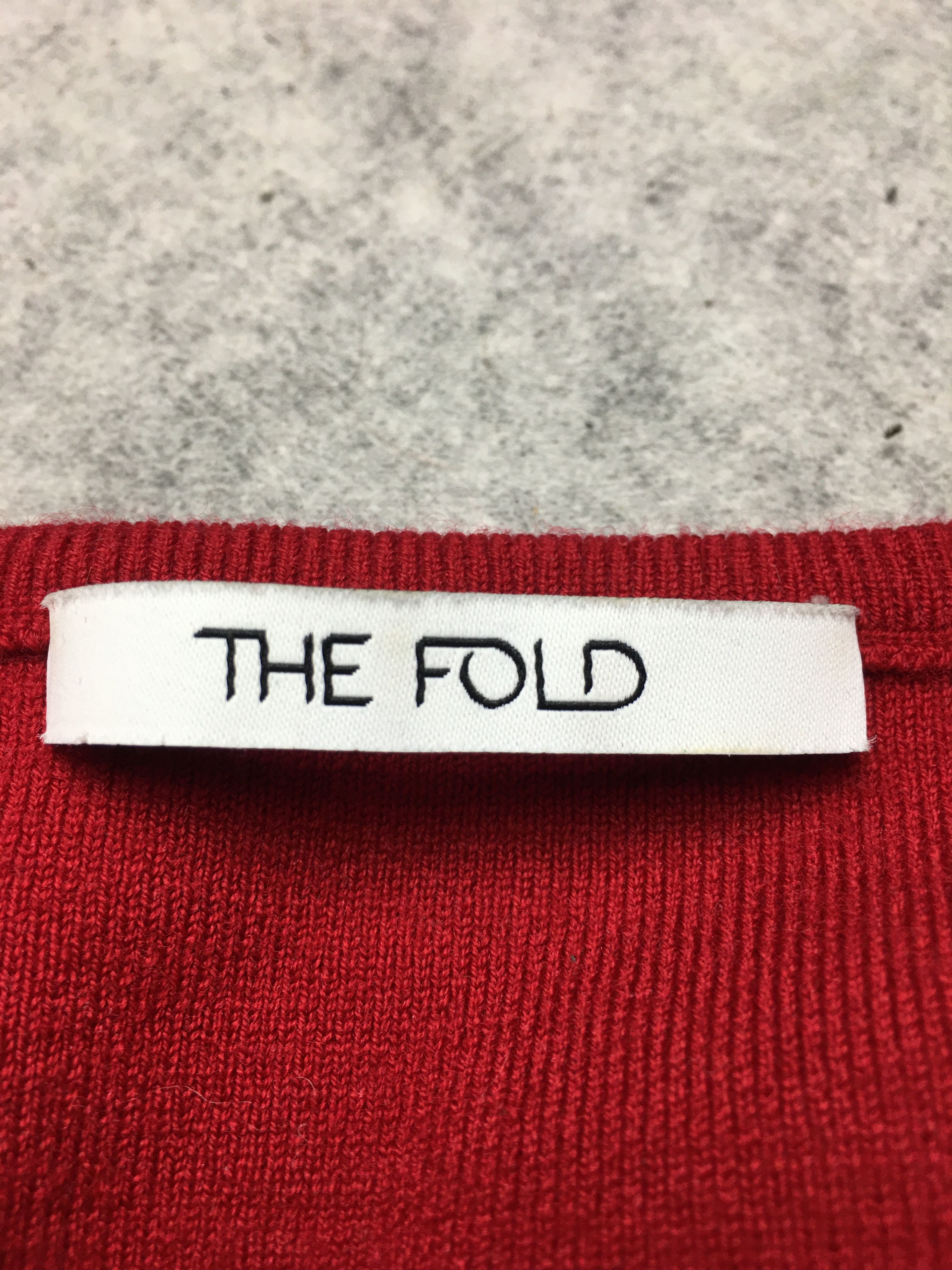 Other THE FOLD London 3/4 Sleeves Knit Red Top Sweater Size M Size M / US 6-8 / IT 42-44 - 7 Thumbnail