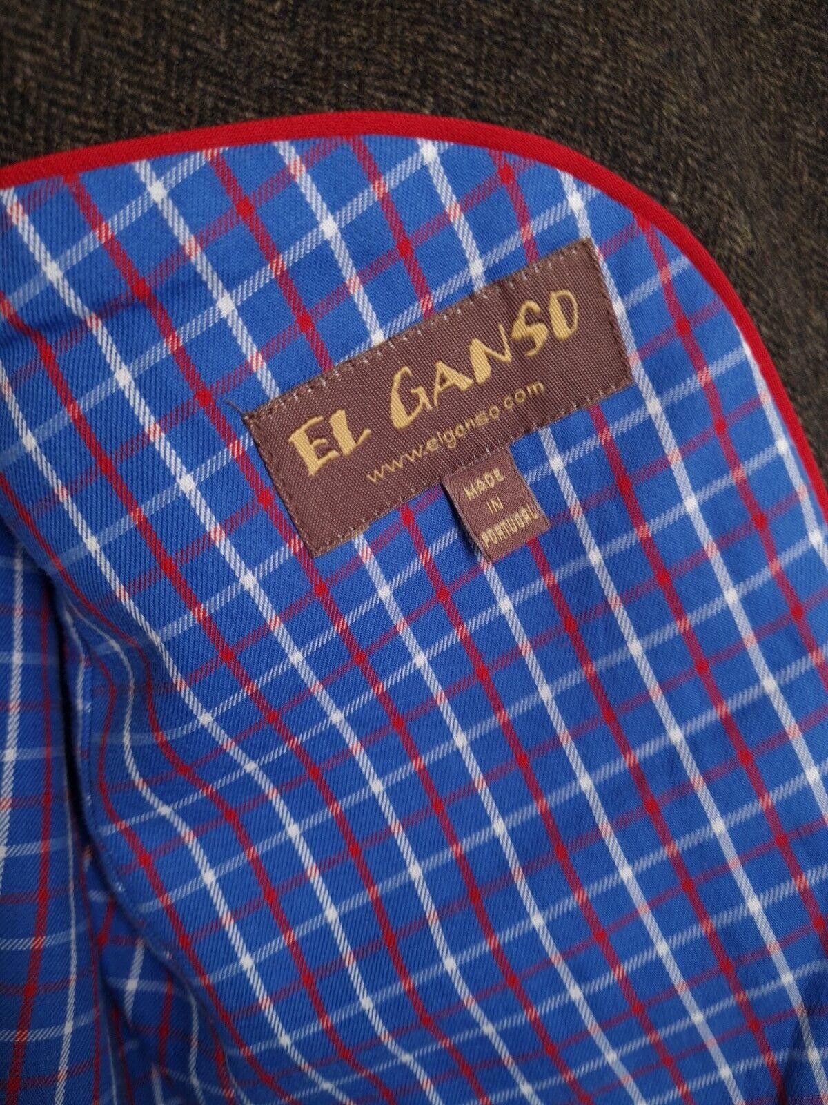 Designer El Ganso Blazer Size 44 Wool Tweed Jacket Elbow Pads Size US XL / EU 56 / 4 - 2 Thumbnail