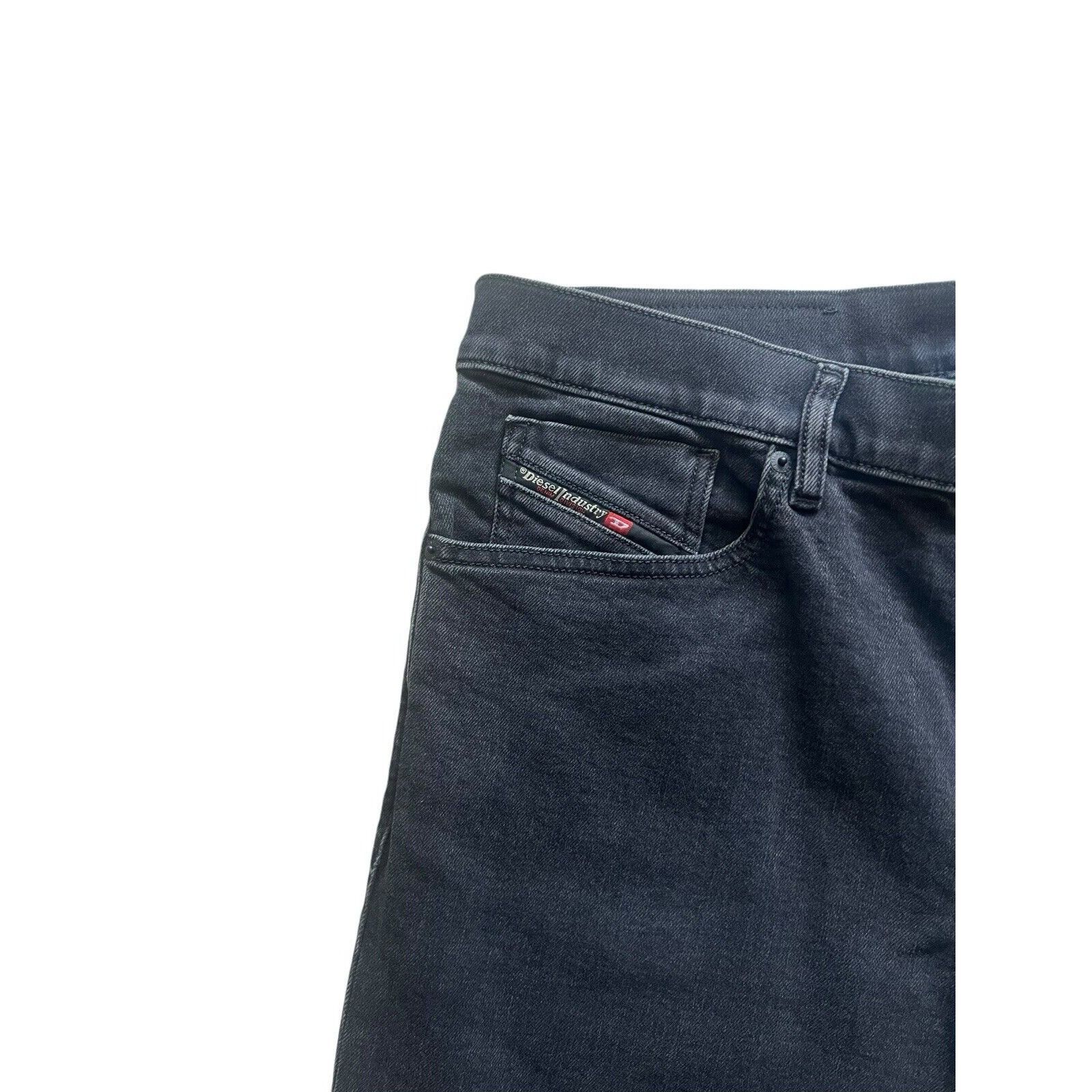 Diesel Diesel Mens D-Fining Tapered Jeans 09A14 Black Size 32/32 Size US 32 / EU 48 - 5 Thumbnail