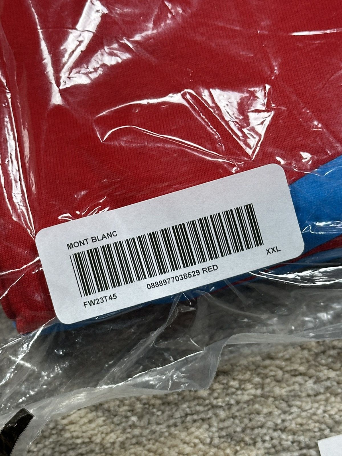 Supreme Supreme Mont Blanc Tee - Red - XXL - FW23 Size US XXL / EU 58 / 5 - 4 Thumbnail