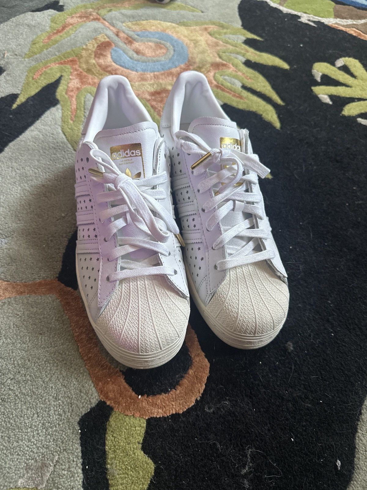 Adidas ADIDAS X ATMOS PREMIUM SUPERSTAR Size US 10.5 / EU 43-44 - 3 Thumbnail