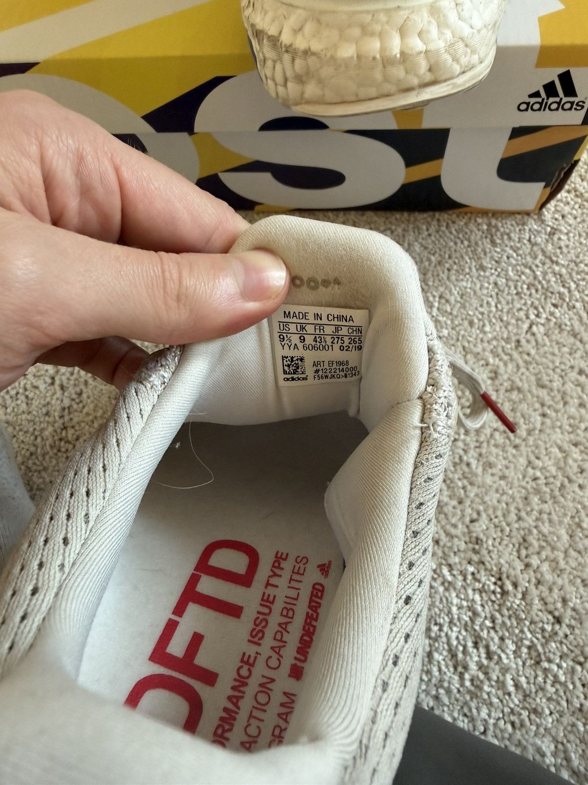 Adidas × Undefeated Undefeated Adidas Ultraboost Size US 9.5 / EU 42-43 - 5 Thumbnail