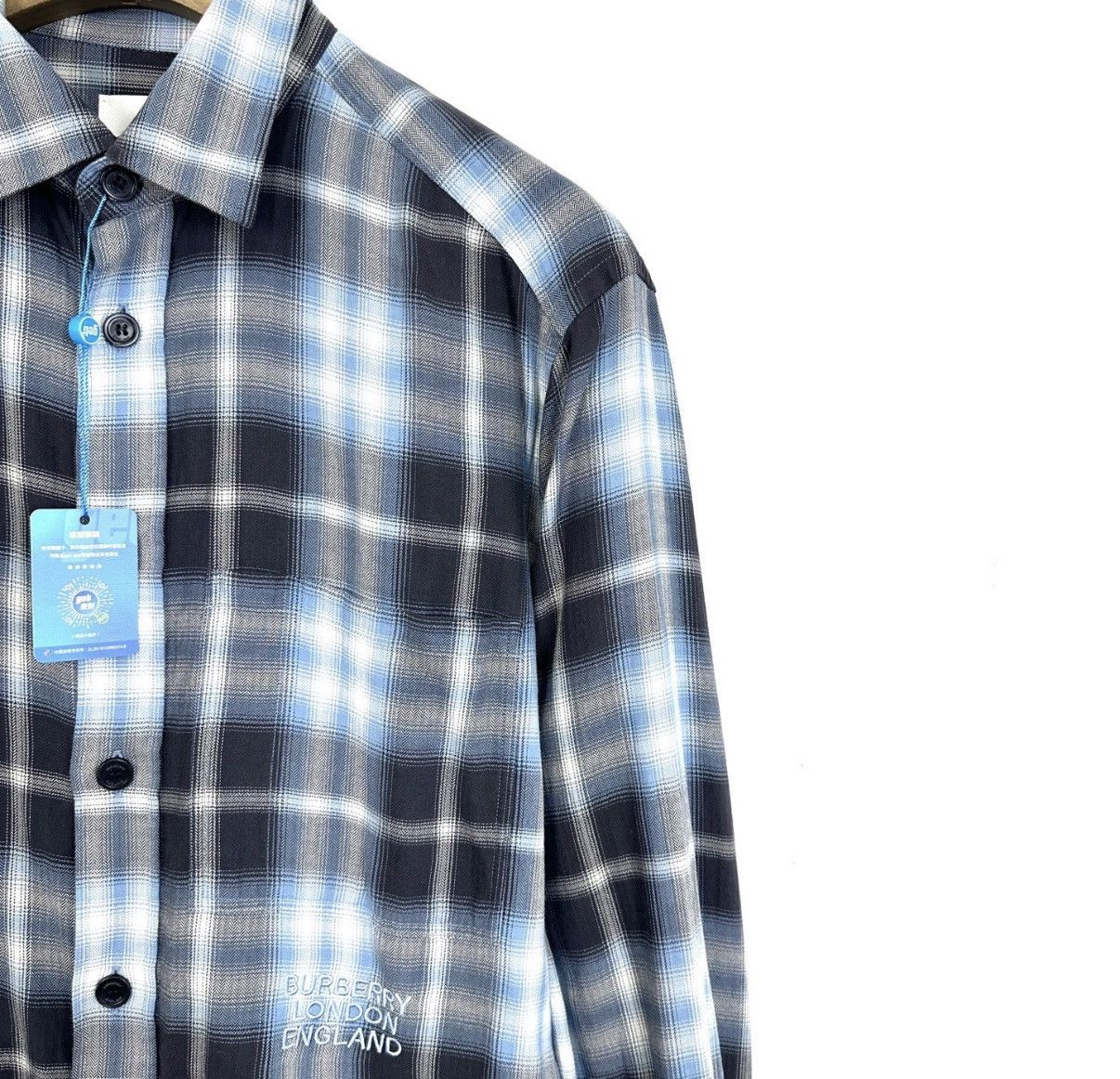 Burberry Burberry Check Long Sleeve Shirt K12 Size US S / EU 44-46 / 1 - 6 Thumbnail