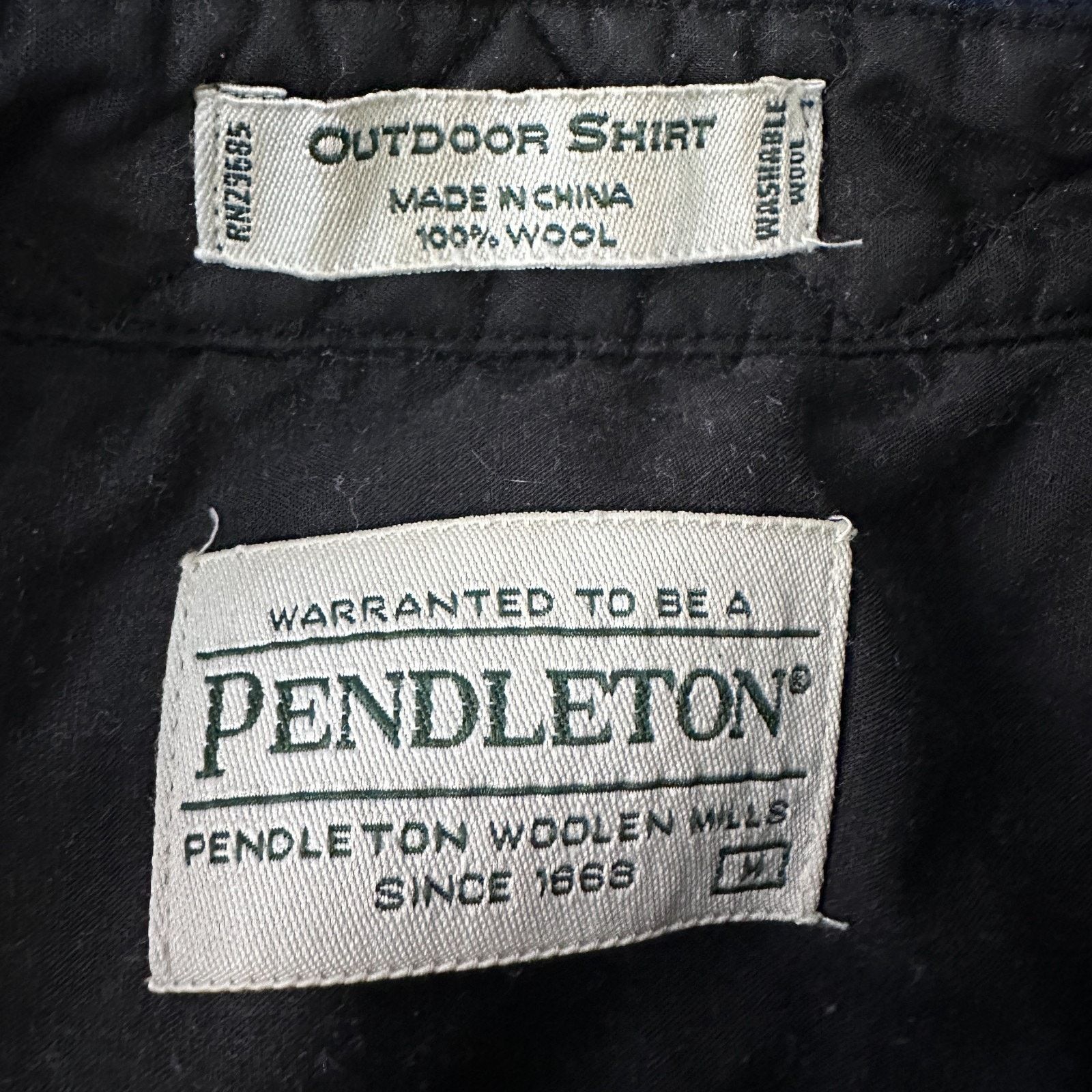 Pendleton Pendleton Flannel Shirt Mens M Blue White Plaid 100% Wool Size US M / EU 48-50 / 2 - 6 Thumbnail