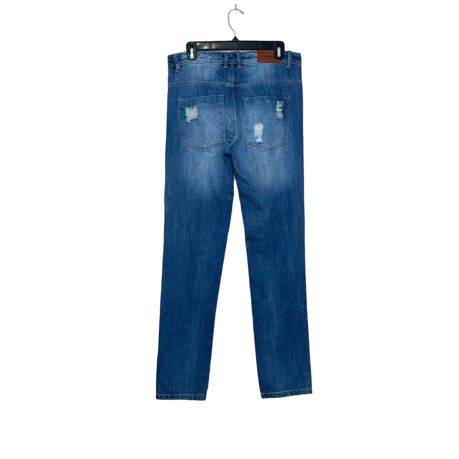 Stampd Stampd blue distressed straight leg jeans size 31 Size US 31 - 8 Thumbnail