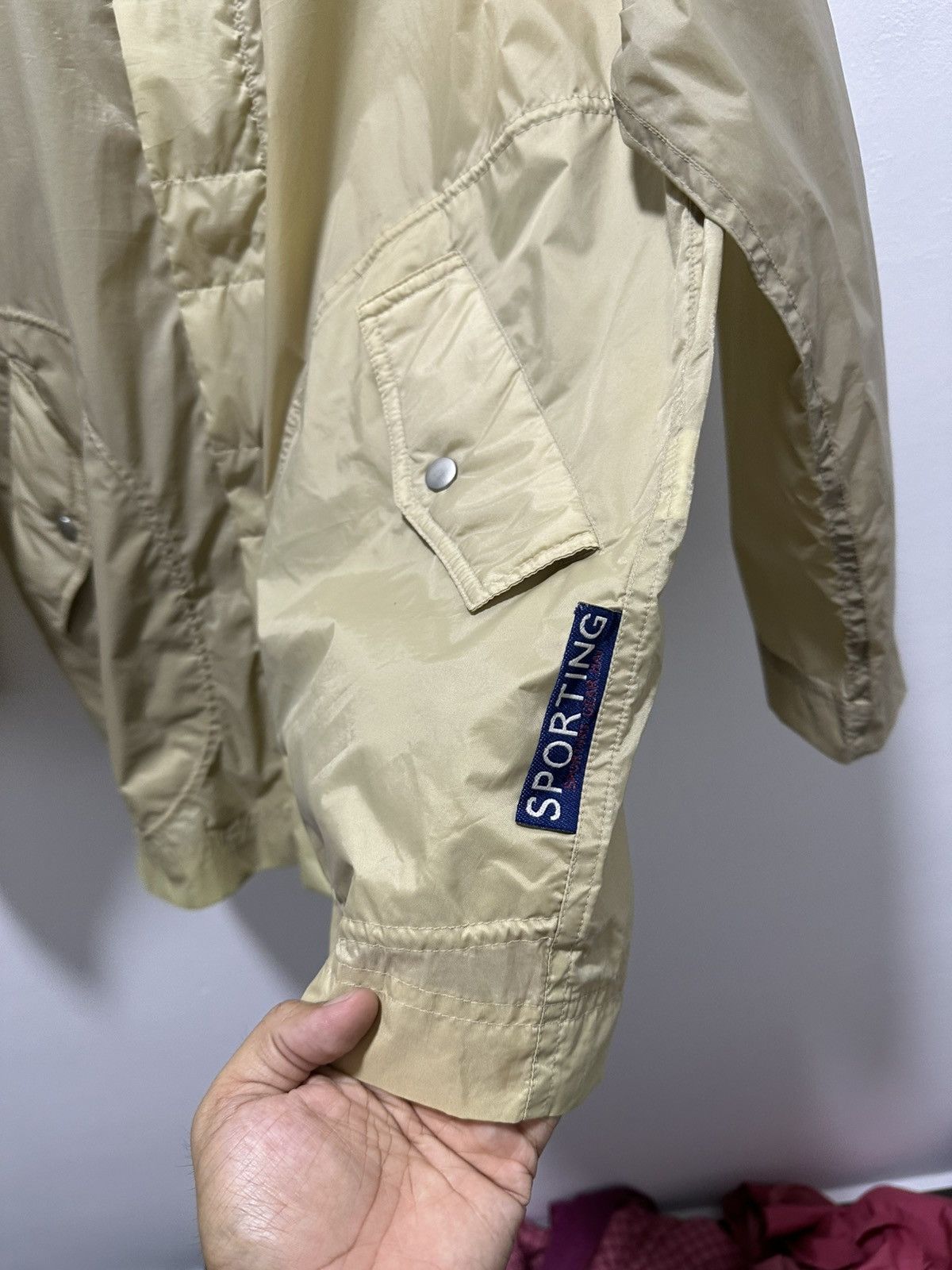 Issey Miyake Vintage Hai Sporting Gear Issey Miyake Nylon Jacket Be Happy Size US M / EU 48-50 / 2 - 7 Thumbnail