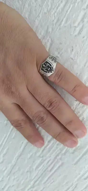 Other Punk Vintage Old Ship Anchor Ring Size ONE SIZE - 2 Thumbnail