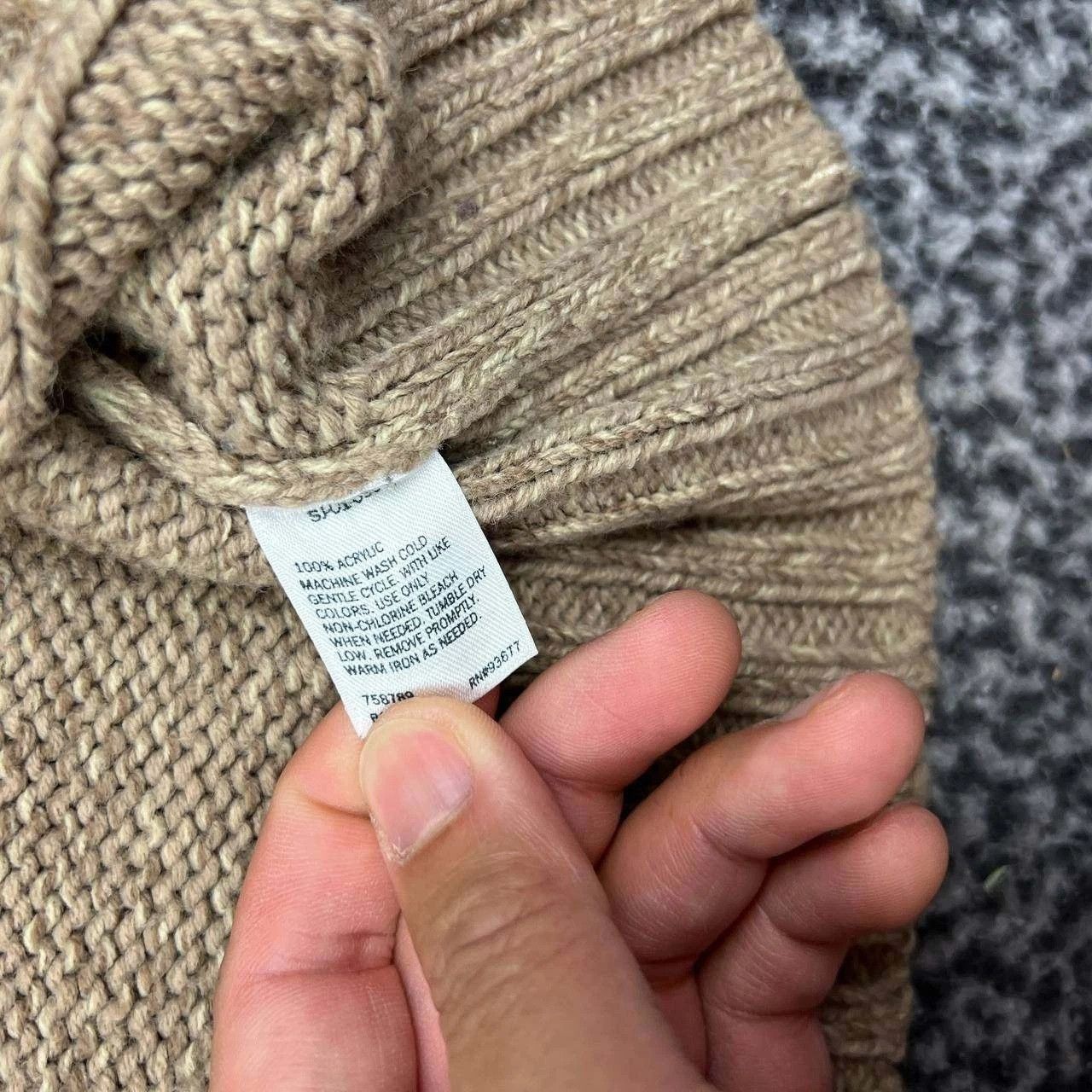 St. Johns Bay St Johns Bay Cardigan Sweater XL Cable Knit Full Snap Jacket Size XL / US 12-14 / IT 48-50 - 6 Thumbnail
