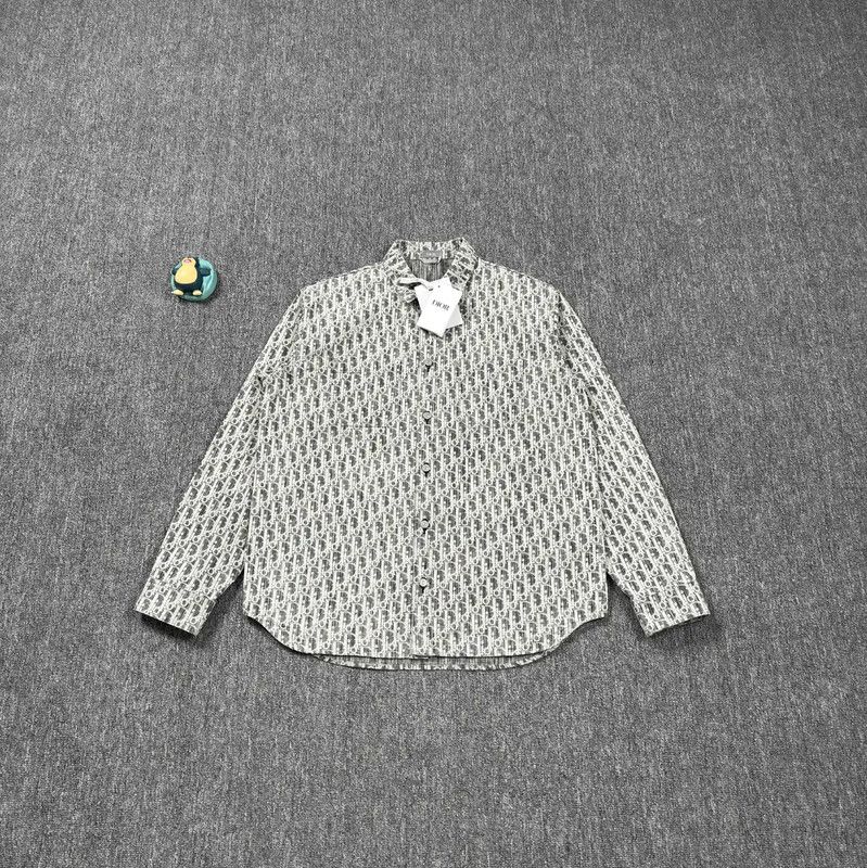 Dior Dior Men's Light Gray Cotton Jacket 0089 Size US M / EU 48-50 / 2 - 1 Thumbnail