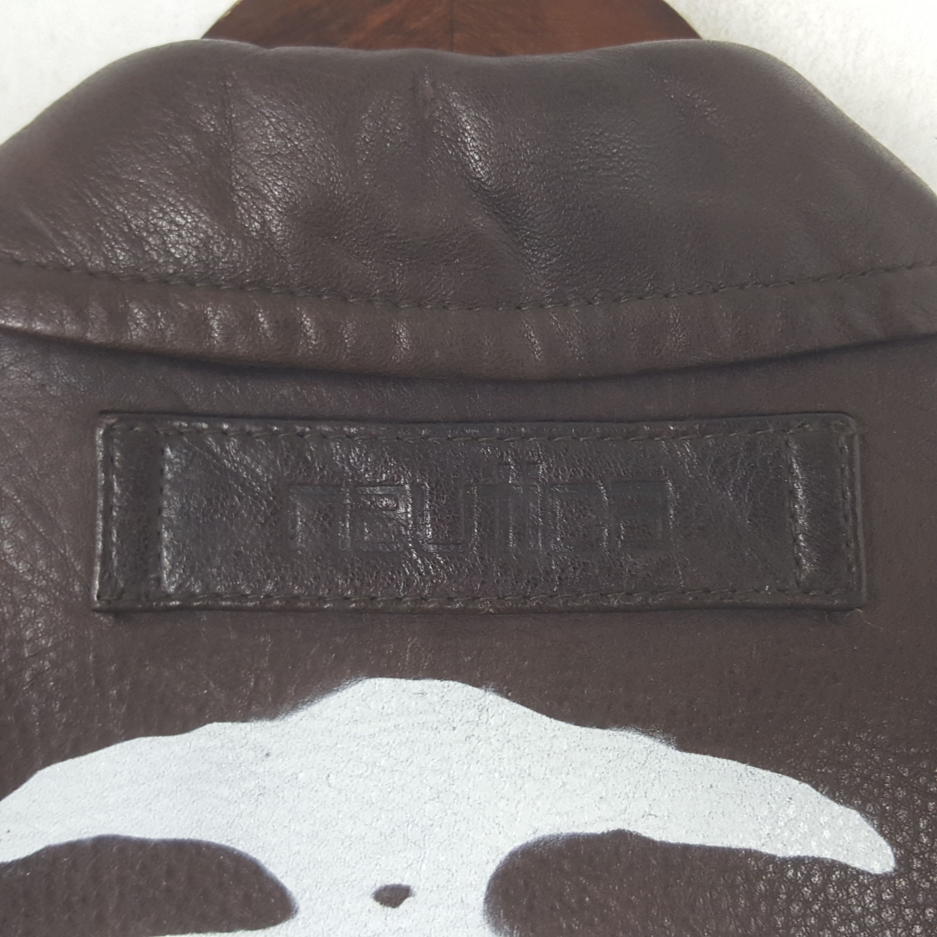 Nautica × Vintage Vintage Nautica Custom Skeleton Leather Jacket Size US S / EU 44-46 / 1 - 4 Thumbnail