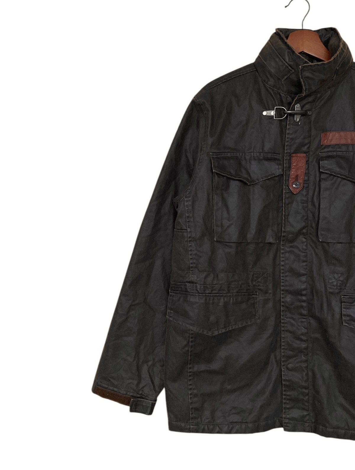 Japanese Brand × Le Grande Bleu (L.G.B.) Vintage Brand Rescue Squad M-65 Fur Waxed Jacket 2000s Size US M / EU 48-50 / 2 - 5 Thumbnail