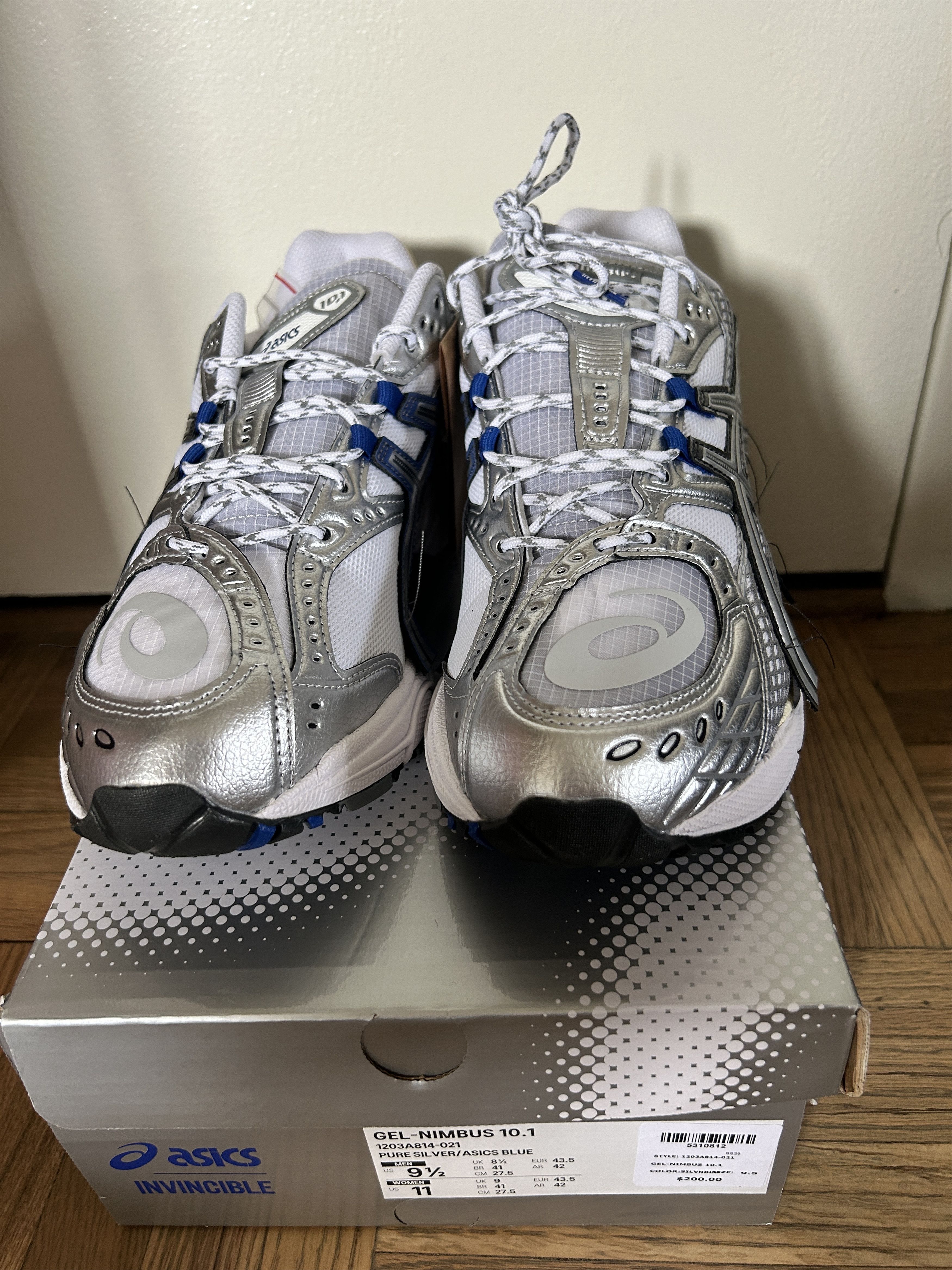 Asics ASICS Gel-Nimbus 10.1 Invincible HTTP 404 Blue Size US 8 / EU 41 - 3 Thumbnail
