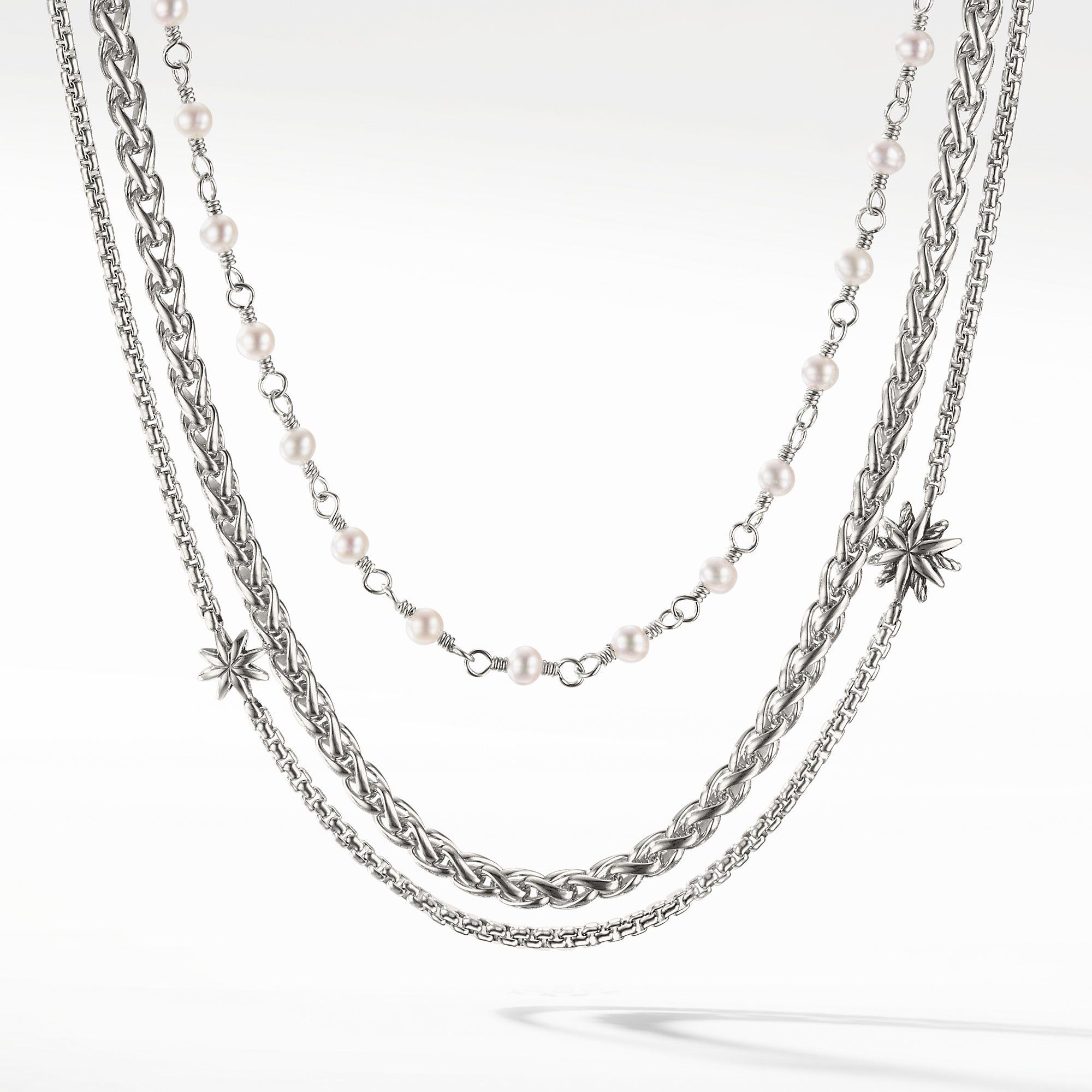 David Yurman o1w1db10526 N12025 Size:10/Necklaces in Silver Size ONE SIZE - 1 Thumbnail