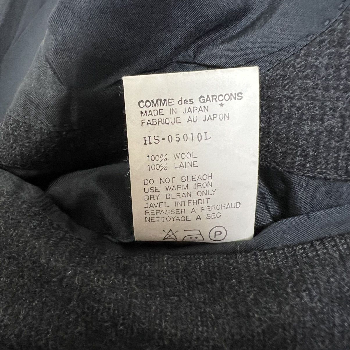 Comme des Garcons Homme Dark Gray Notch Lapel Blazer Size US L / EU 52-54 / 3 - 8 Thumbnail