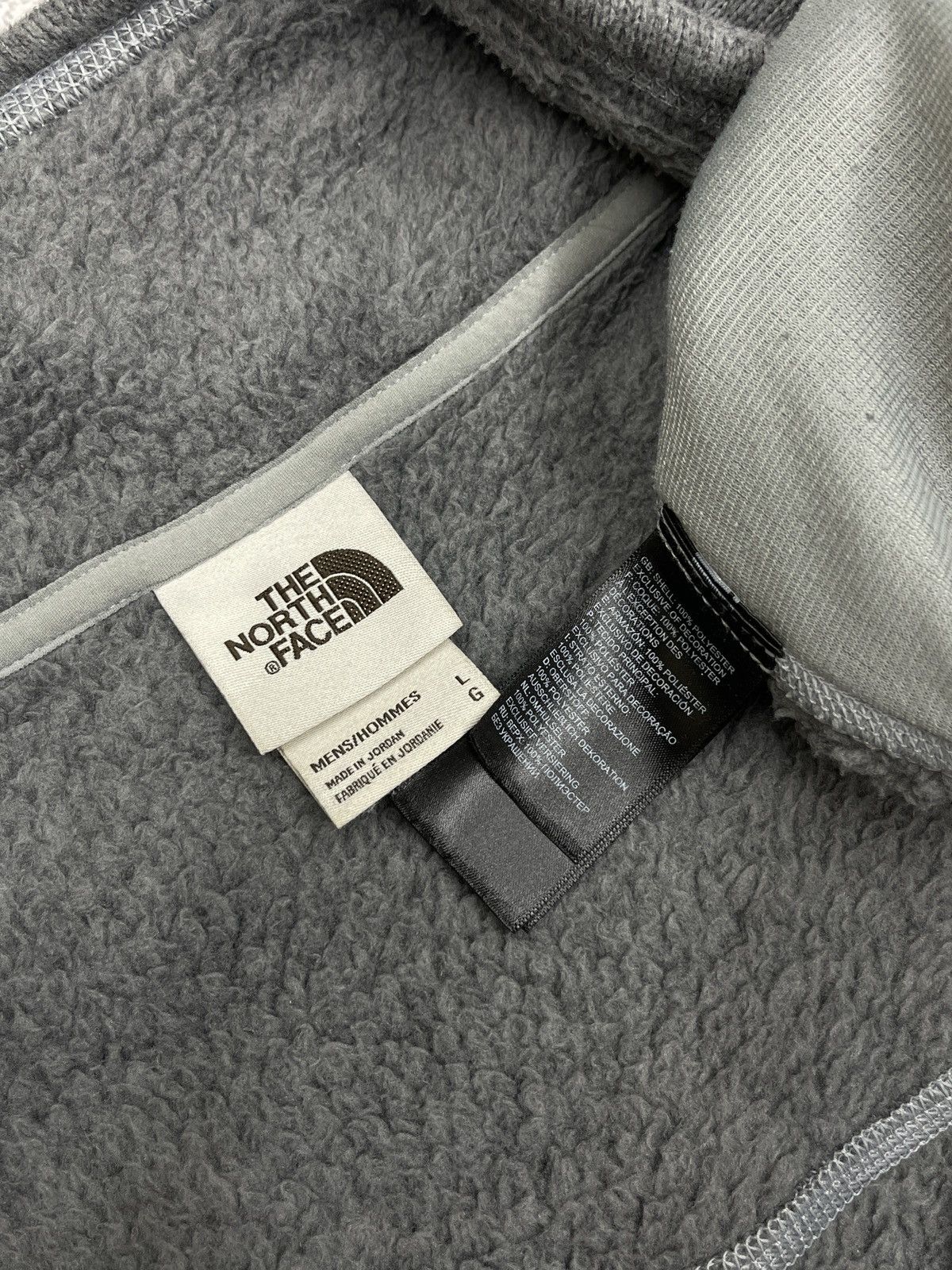 The North Face Mens The North Face Fleece Jacket Grey Outdoor Gorpcore Y2K Size US L / EU 52-54 / 3 - 7 Thumbnail