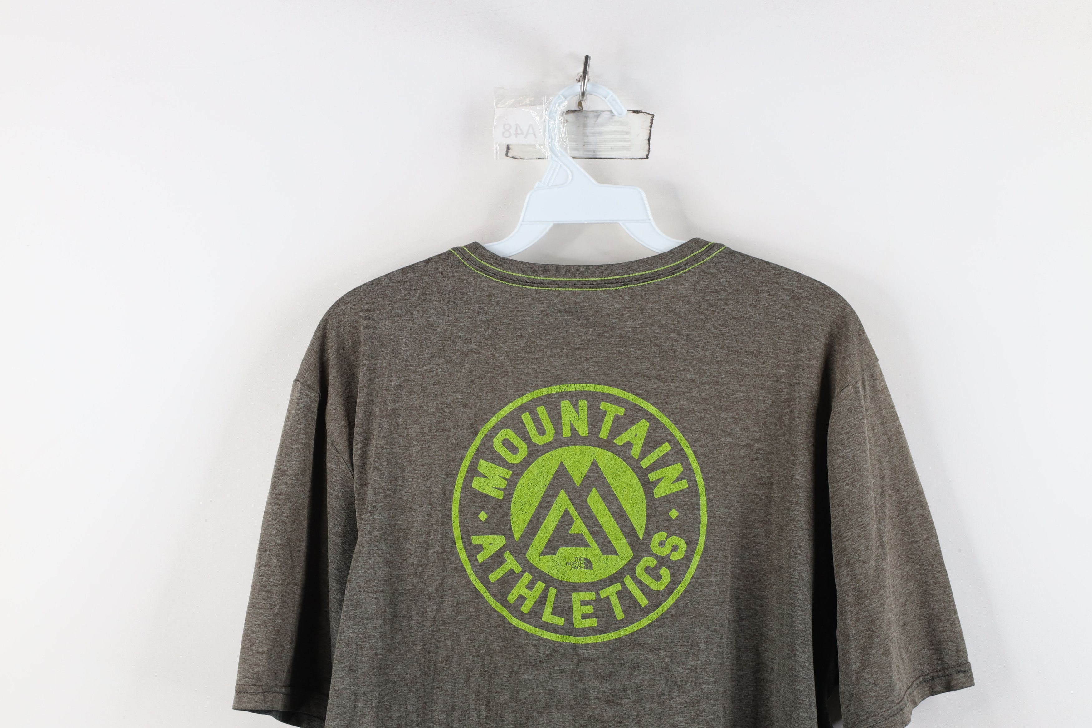The North Face The North Face Spell Out Short Sleeve T-Shirt Green Gray Size US L / EU 52-54 / 3 - 13 Thumbnail