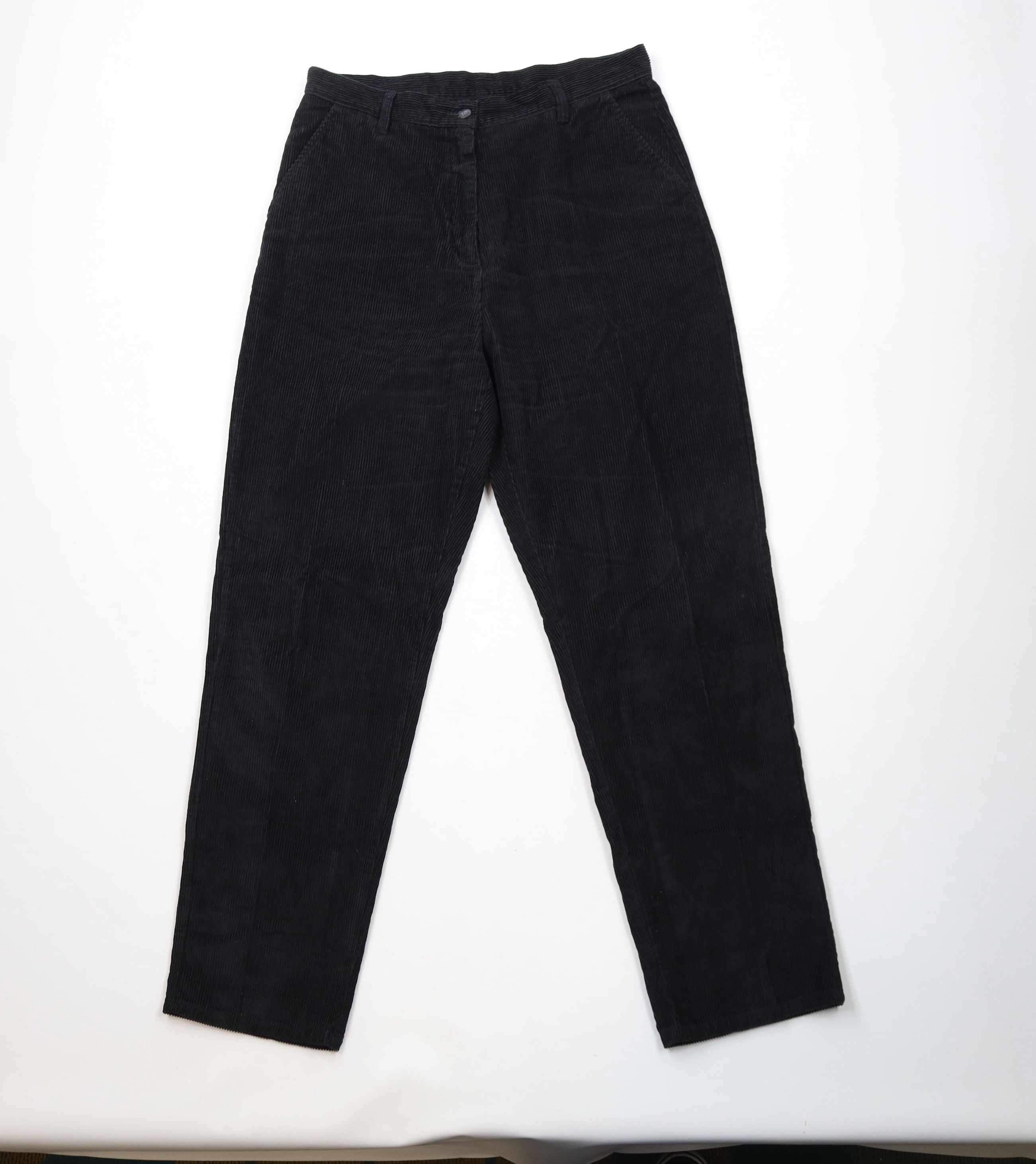 Vintage × Woolrich Woolen Mills Vintage 90s Woolrich Tapered Leg Corduroy Pants Black Size 36" / US 14 / IT 50 - 1 Thumbnail
