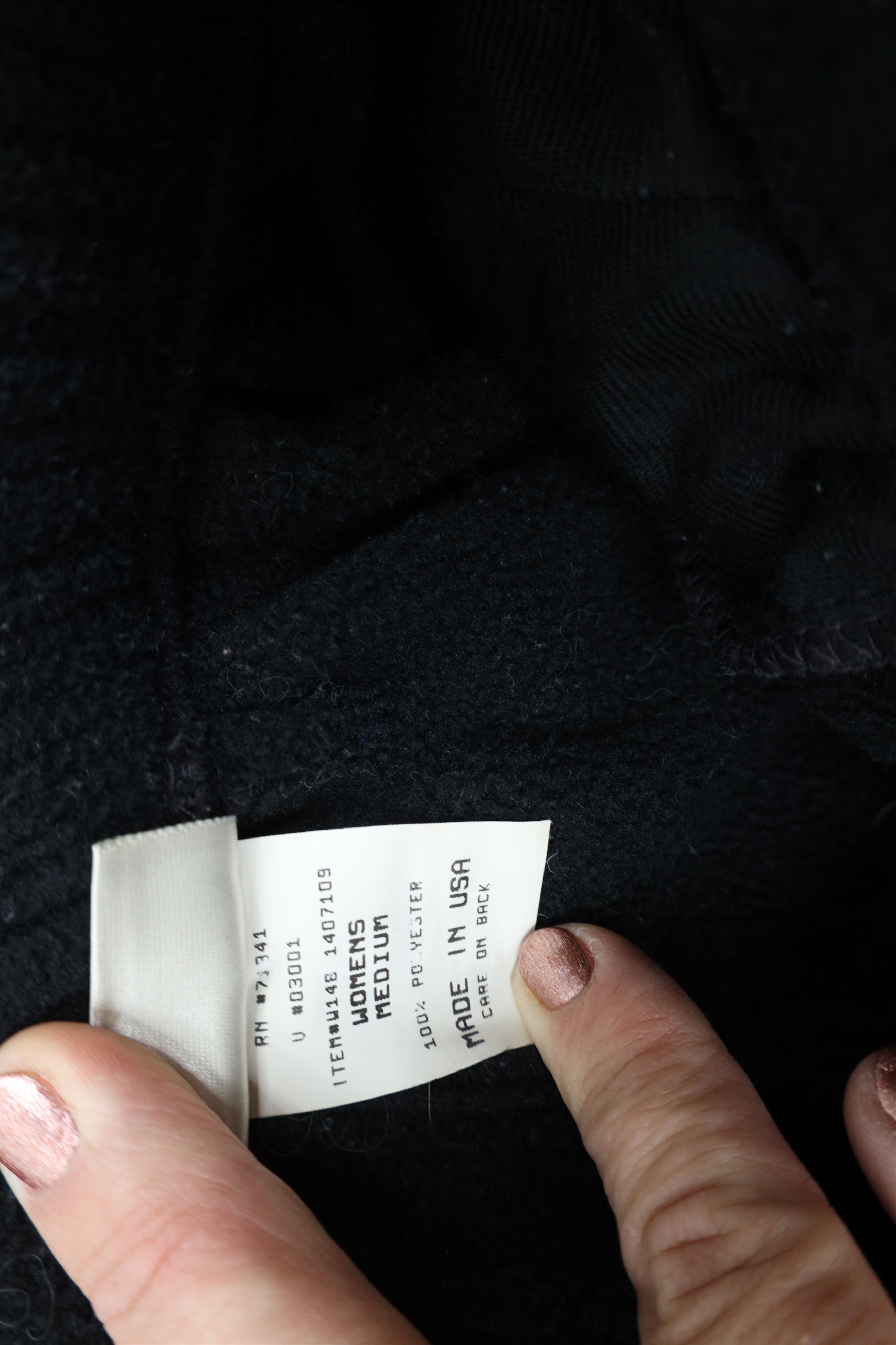 L.L. Bean Vintage 90s LL Bean Fleece Sweatpants Joggers Black USA Size 26" / US 2 / IT 38 - 9 Thumbnail