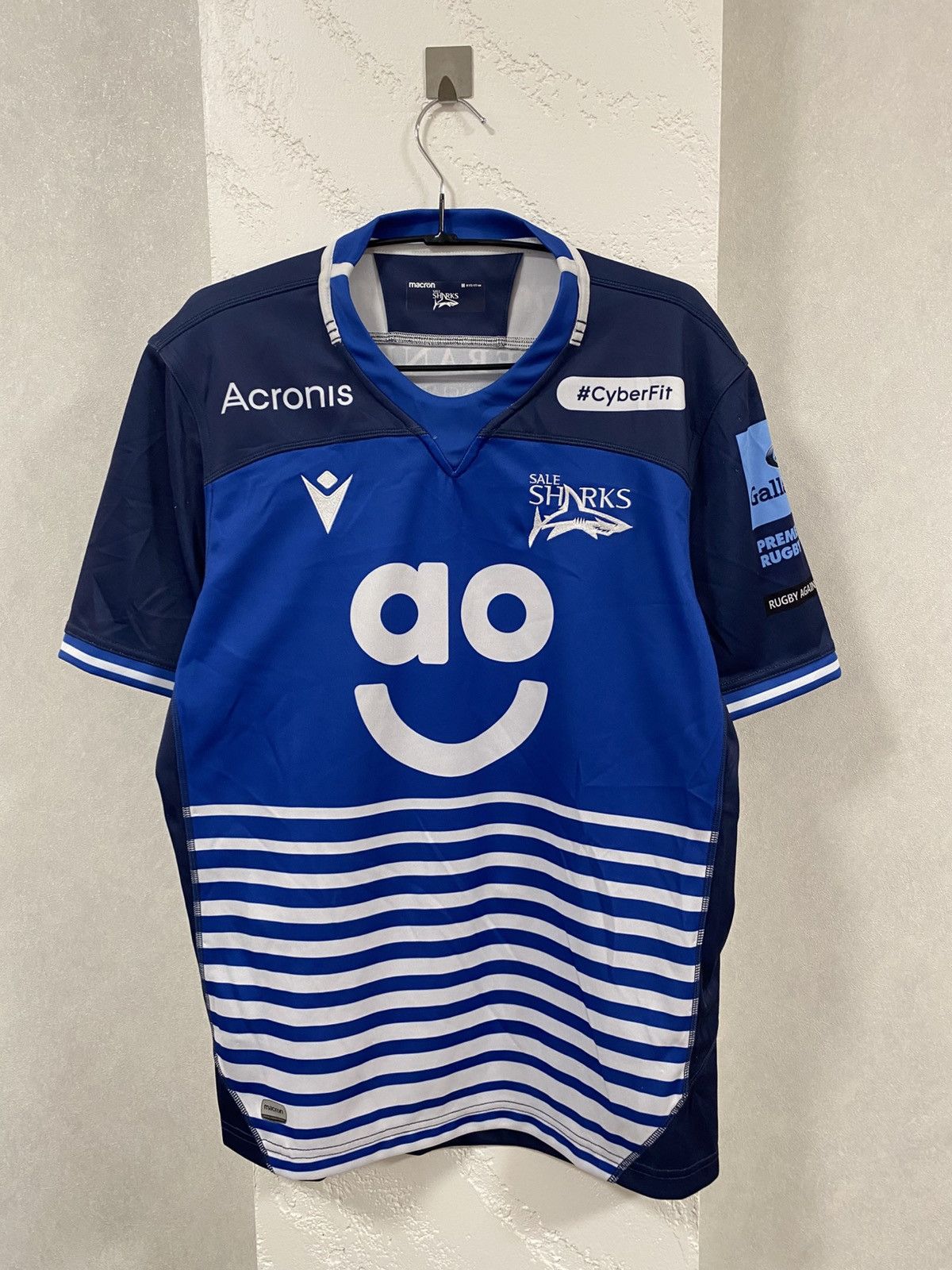 Macron Sale Sharks Rugby Home Jersey 2021 2022 Macron Size: M Size US M / EU 48-50 / 2 - 1 Thumbnail