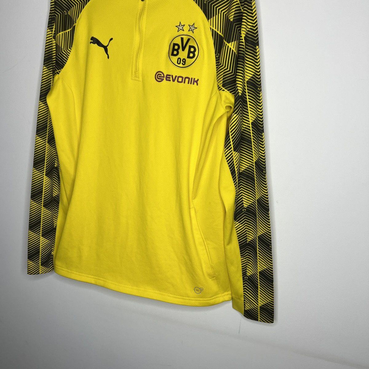 Puma × Vintage Puma Borussia Dortmund Yellow Training Top Track Jersey Size US M / EU 48-50 / 2 - 2 Thumbnail