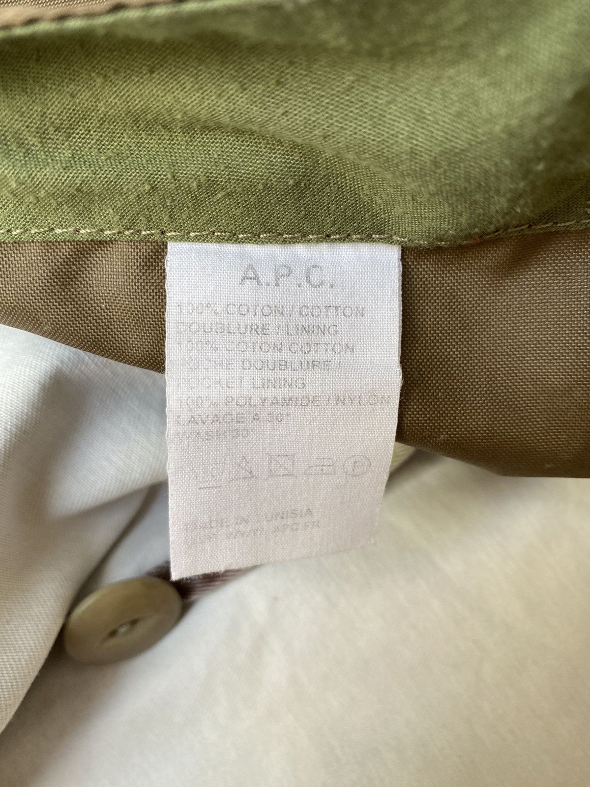 A.P.C. A.P.C. Camouflage Work Coat W/ Corduroy Collar And Flannel Size US XS / EU 42 / 0 - 13 Thumbnail