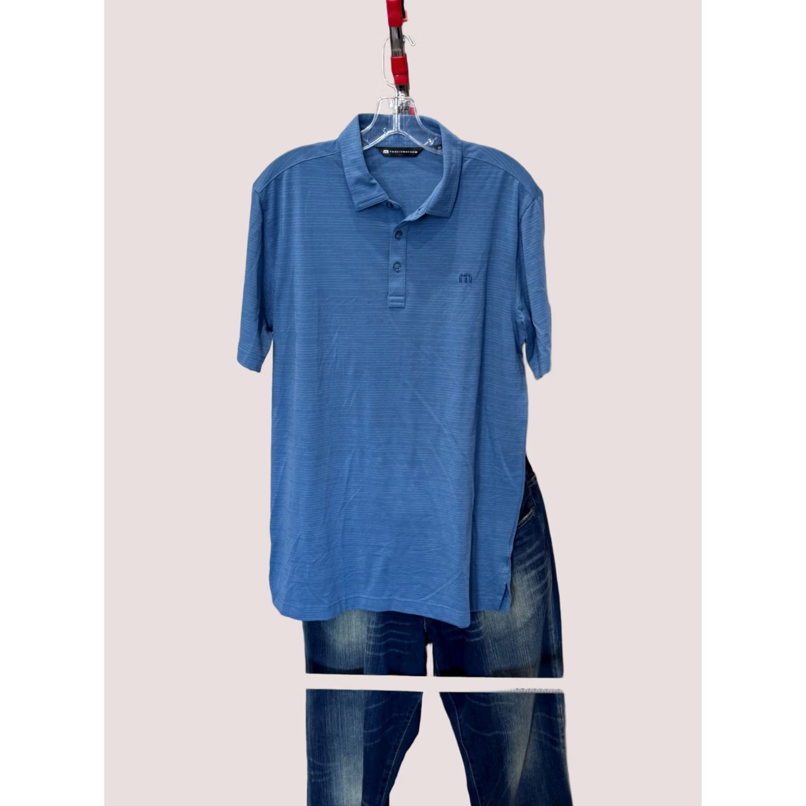 TravisMathew Travis Matthew Embroidered Pacifico Clara POLO SHIRT Medium M Mens Size US M / EU 48-50 / 2 - 1 Thumbnail