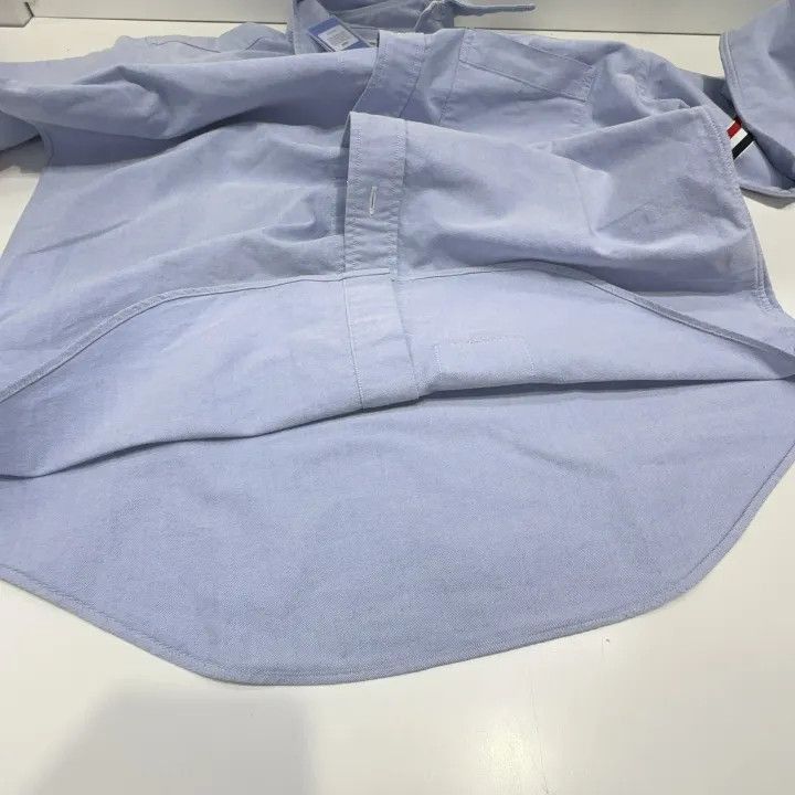 Thom Browne Thom Browne Casual Solid Button-Up Shirt -2507 Size US M / EU 48-50 / 2 - 5 Thumbnail