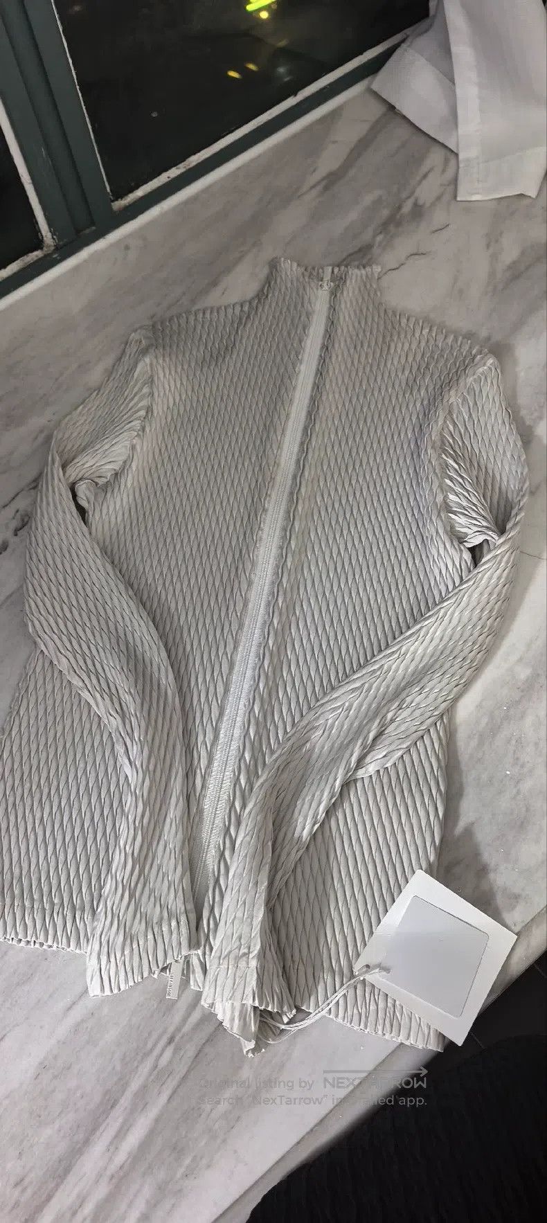 Issey Miyake Issey Miyake Main Line Fish Scale Zip Cardigan Size M / US 6-8 / IT 42-44 - 2 Thumbnail
